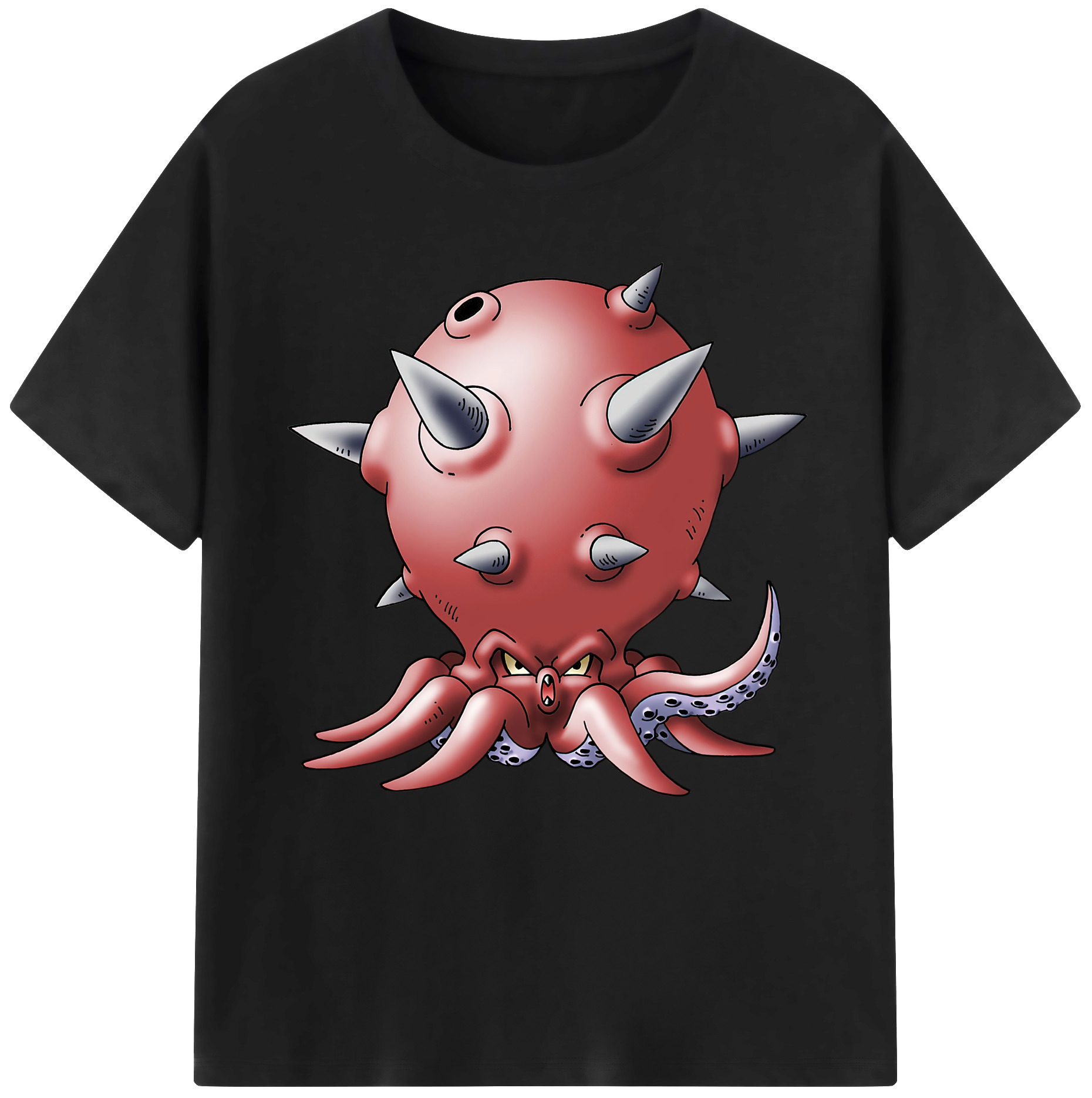 （画像用） ドラゴンクエスト Doragon Kuesuto Dragon Quest 綿100％半袖Tシャツ（フロントプリント）