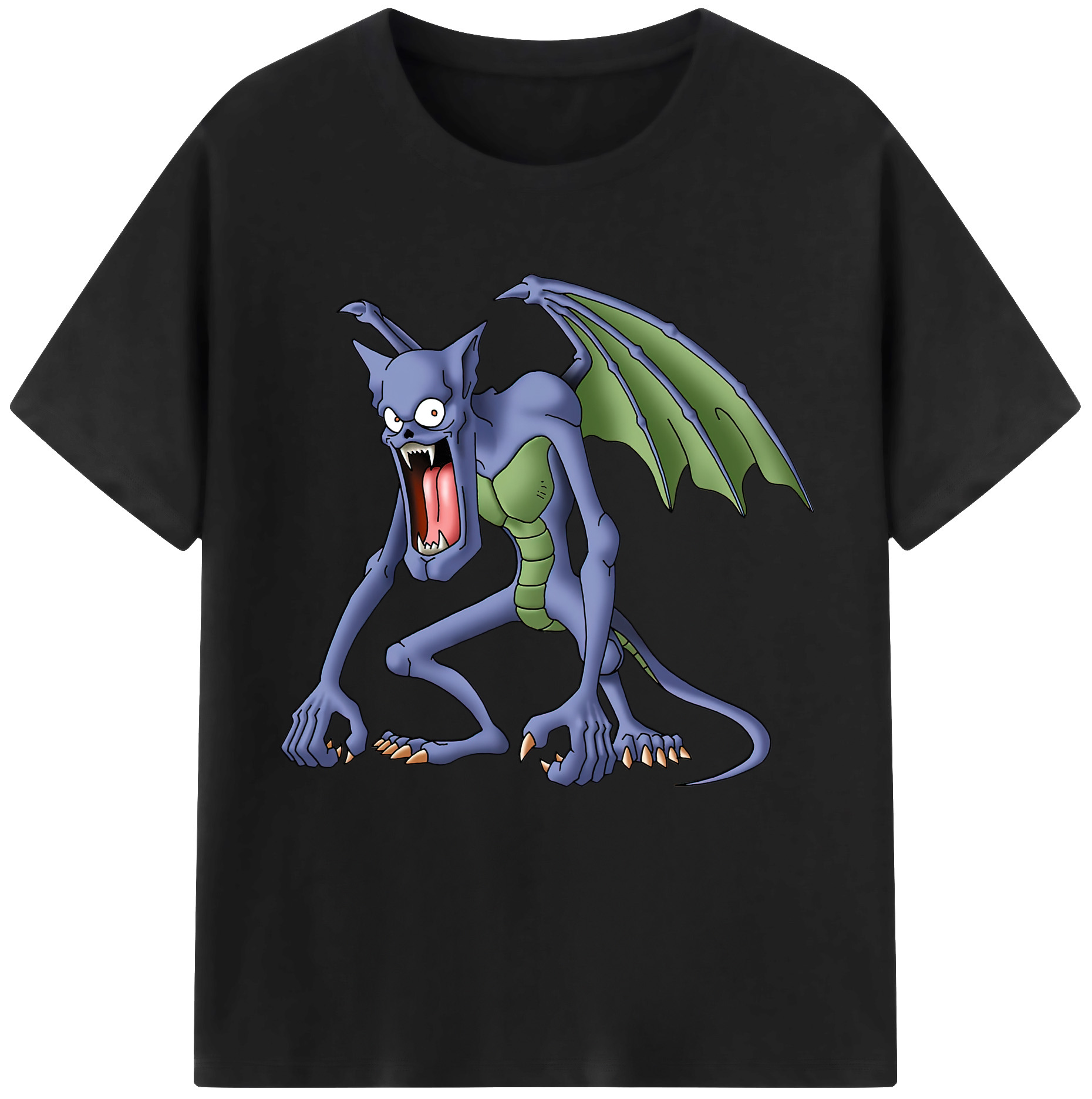 （画像用） ドラゴンクエスト Doragon Kuesuto Dragon Quest 綿100％半袖Tシャツ（フロントプリント）