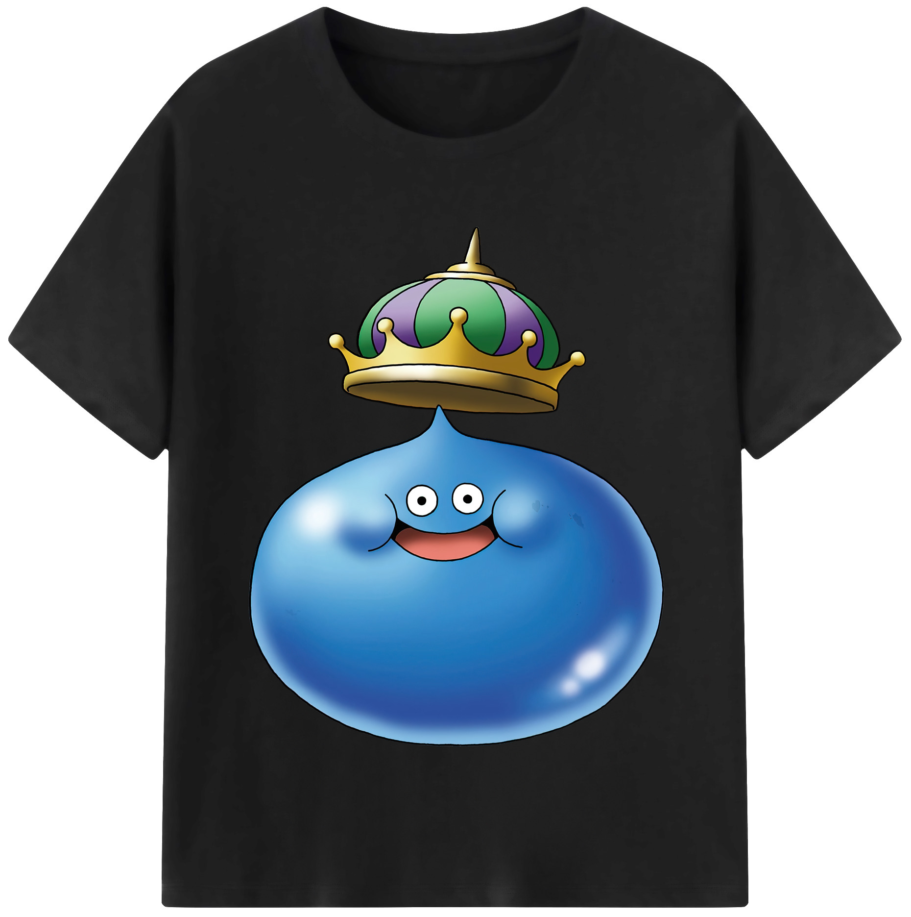 （画像用） ドラゴンクエスト Doragon Kuesuto Dragon Quest 綿100％半袖Tシャツ（フロントプリント）