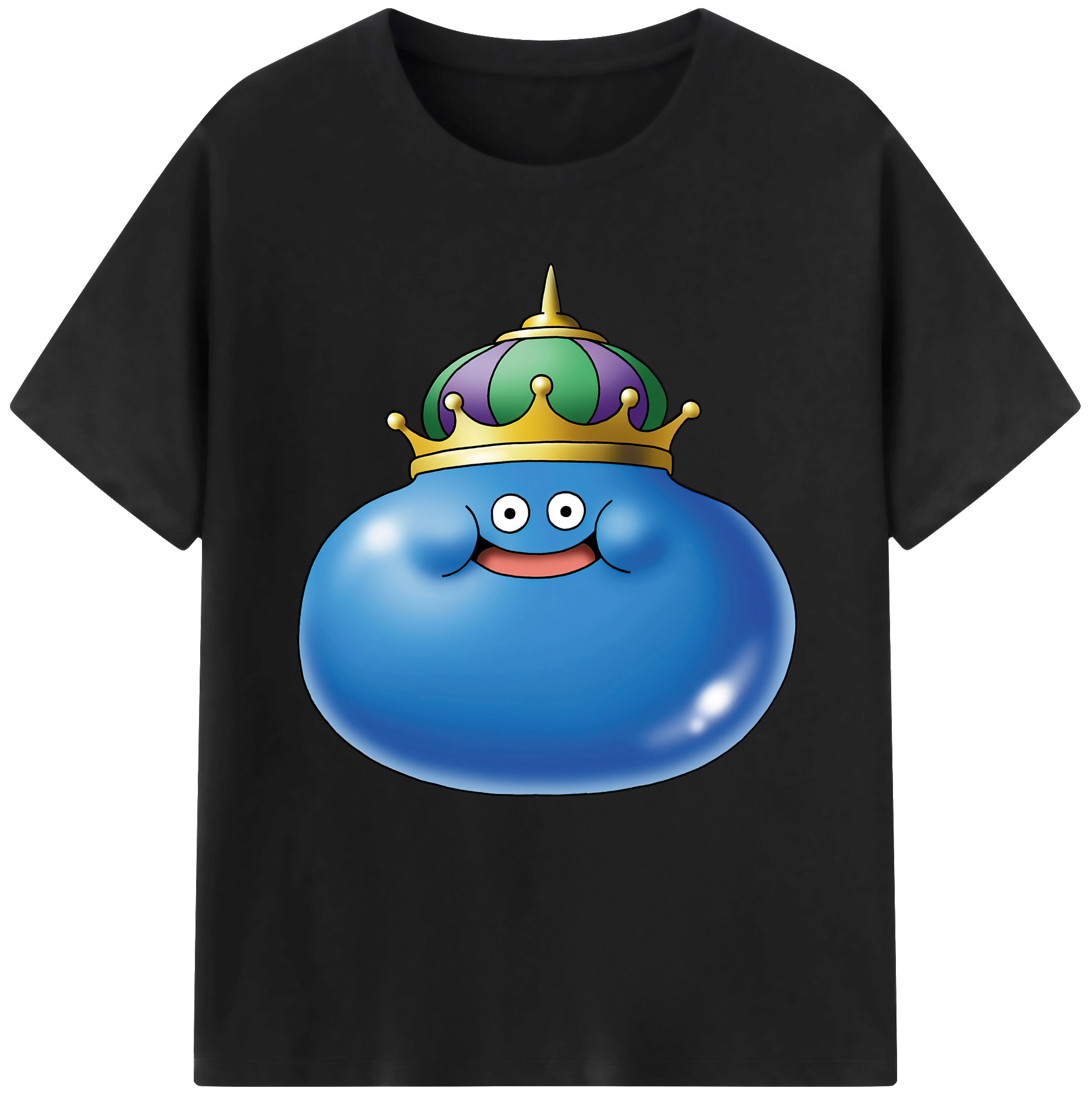 （画像用） ドラゴンクエスト Doragon Kuesuto Dragon Quest 綿100％半袖Tシャツ（フロントプリント）