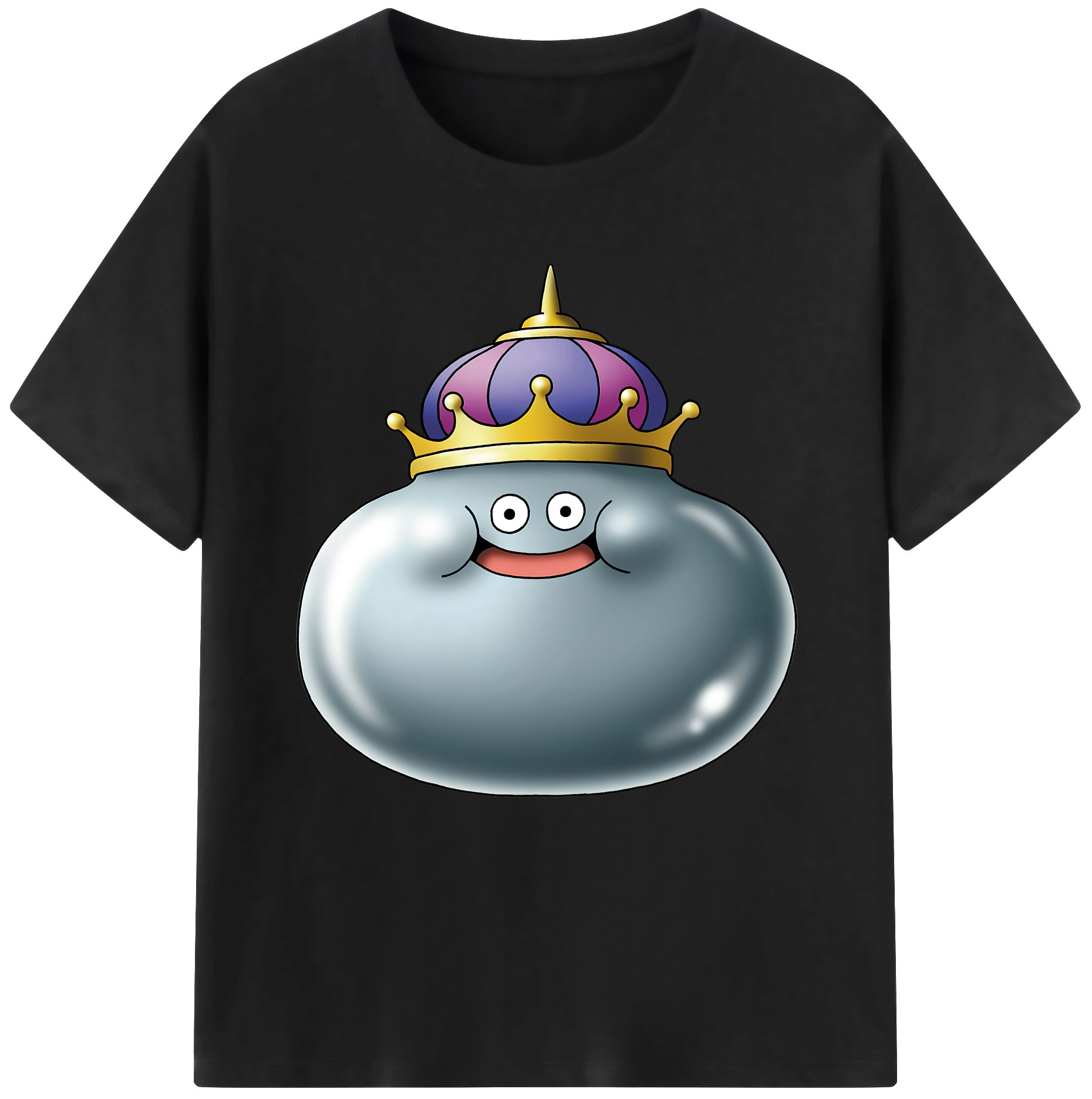 （画像用） ドラゴンクエスト Doragon Kuesuto Dragon Quest 綿100％半袖Tシャツ（フロントプリント）
