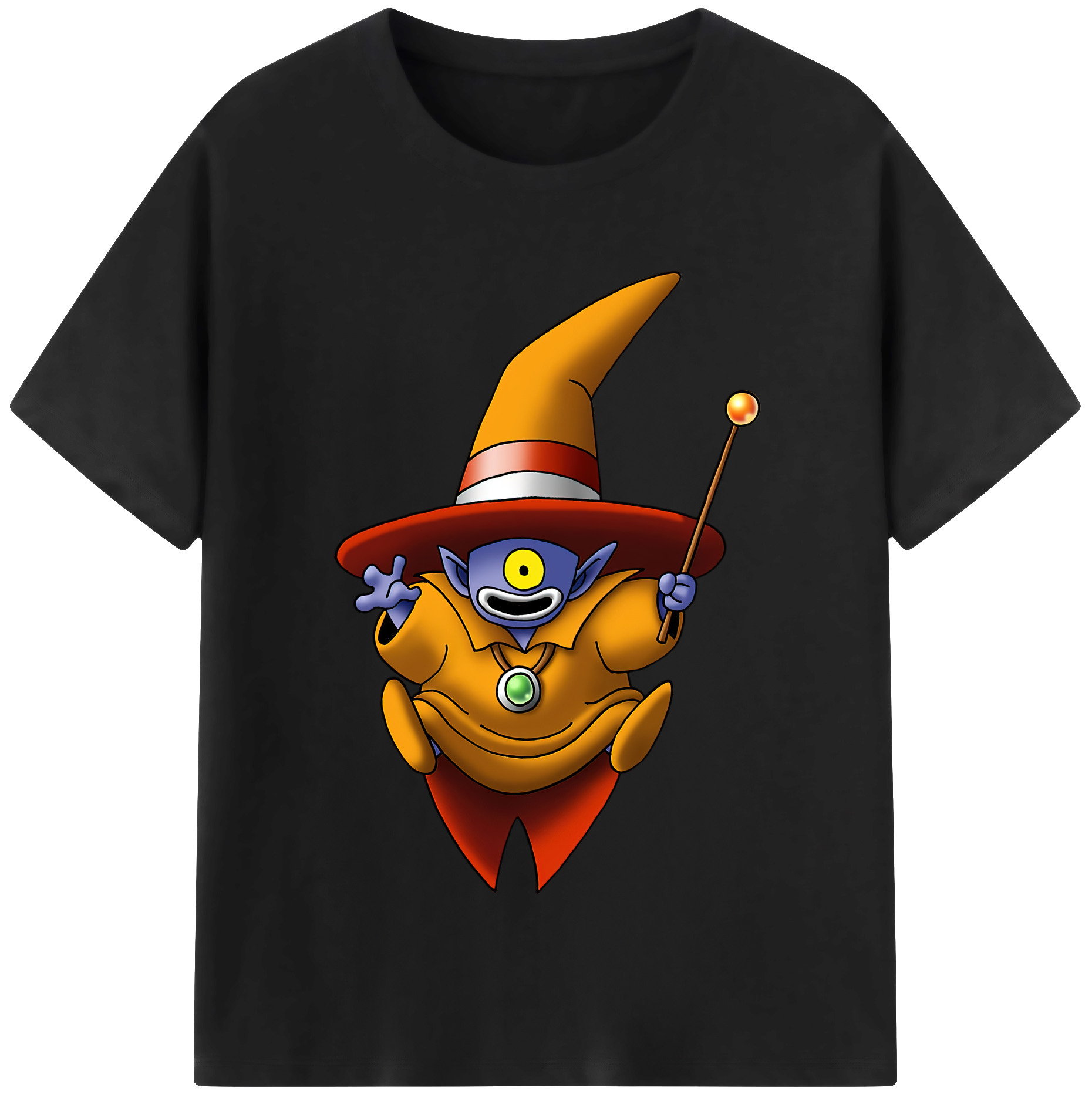 （画像用） ドラゴンクエスト Doragon Kuesuto Dragon Quest 綿100％半袖Tシャツ（フロントプリント）