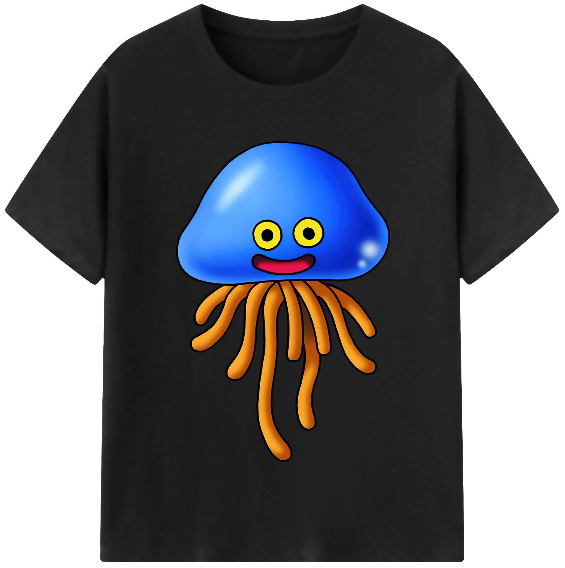 （画像用） ドラゴンクエスト Doragon Kuesuto Dragon Quest 綿100％半袖Tシャツ（フロントプリント）