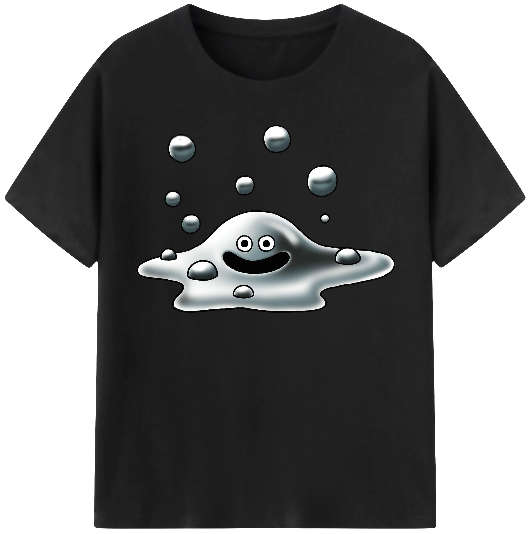 （画像用） ドラゴンクエスト Doragon Kuesuto Dragon Quest 綿100％半袖Tシャツ（フロントプリント）