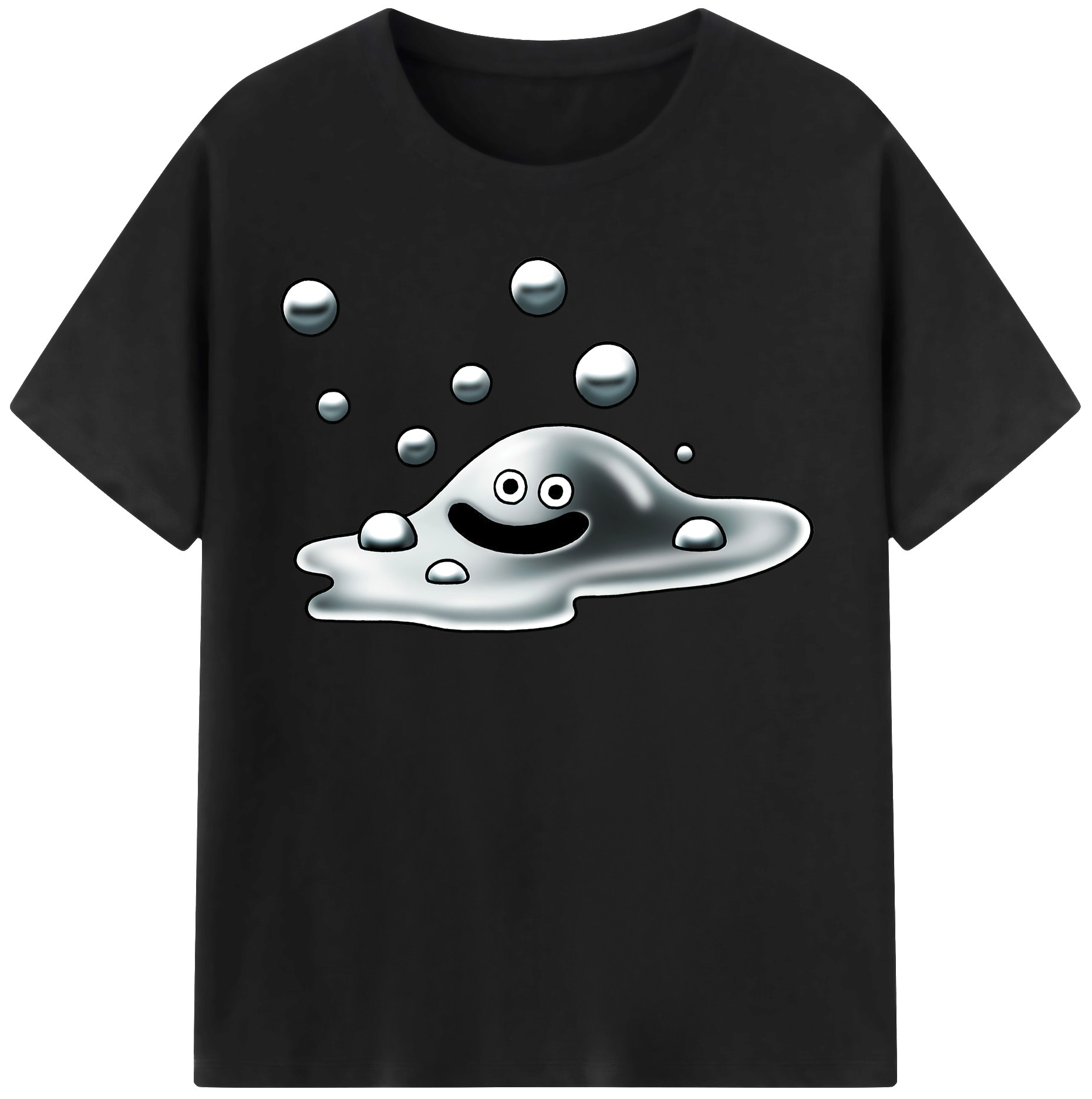 （画像用） ドラゴンクエスト Doragon Kuesuto Dragon Quest 綿100％半袖Tシャツ（フロントプリント）