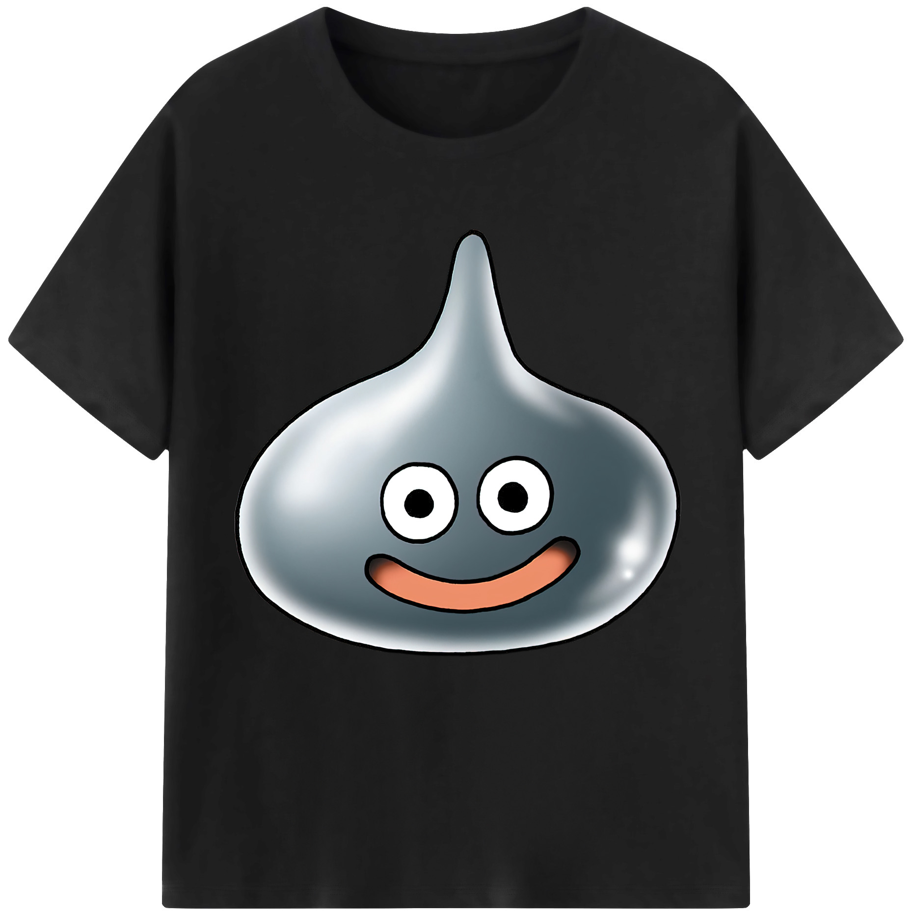 （画像用） ドラゴンクエスト Doragon Kuesuto Dragon Quest 綿100％半袖Tシャツ（フロントプリント）