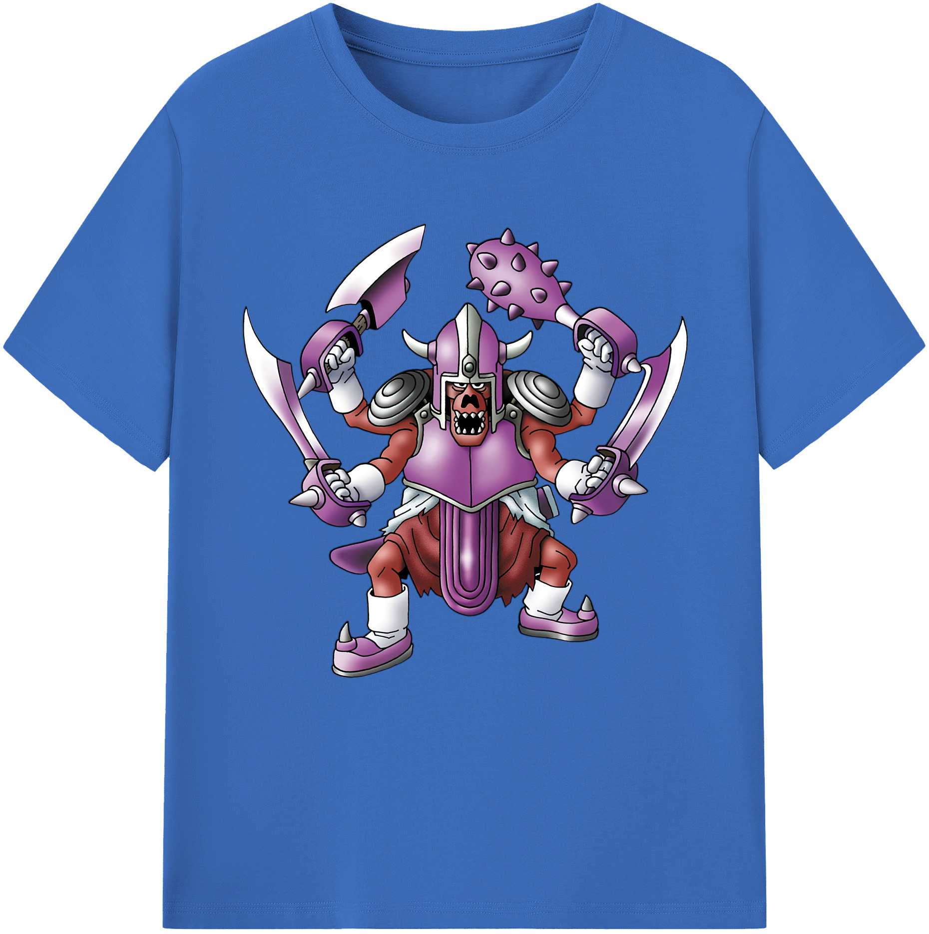 （画像用） ドラゴンクエスト Doragon Kuesuto Dragon Quest 綿100％半袖Tシャツ（フロントプリント）