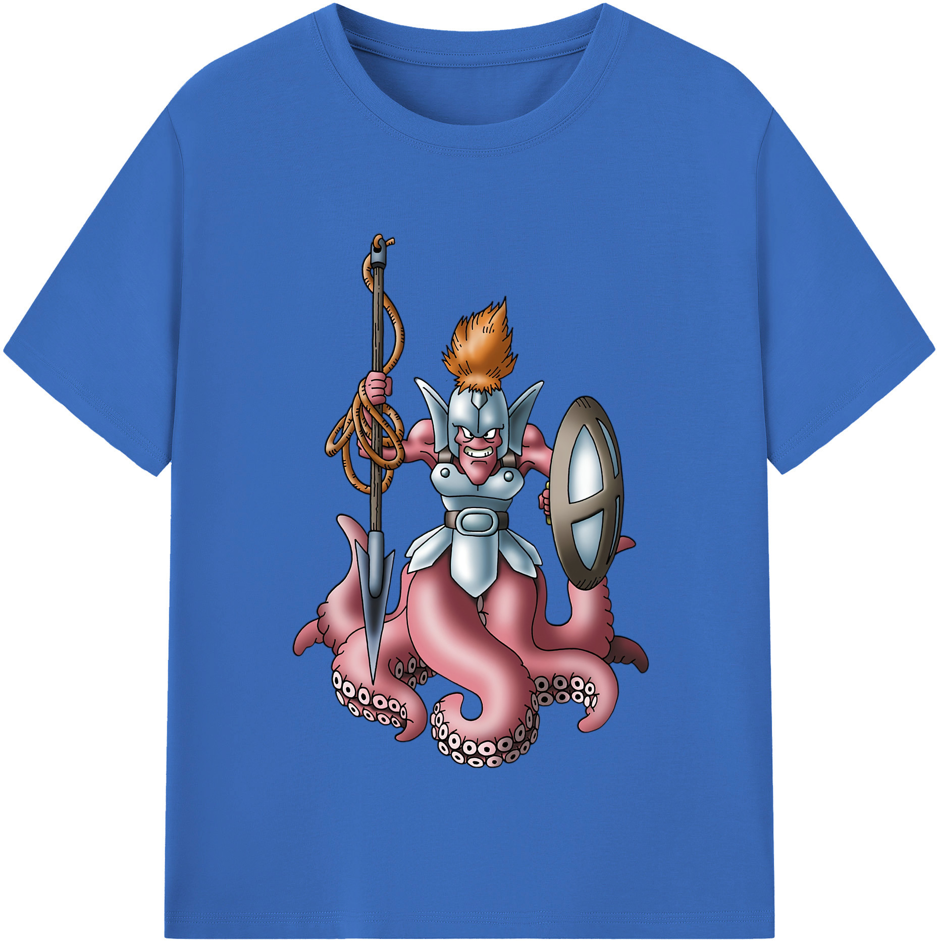 （画像用） ドラゴンクエスト Doragon Kuesuto Dragon Quest 綿100％半袖Tシャツ（フロントプリント）