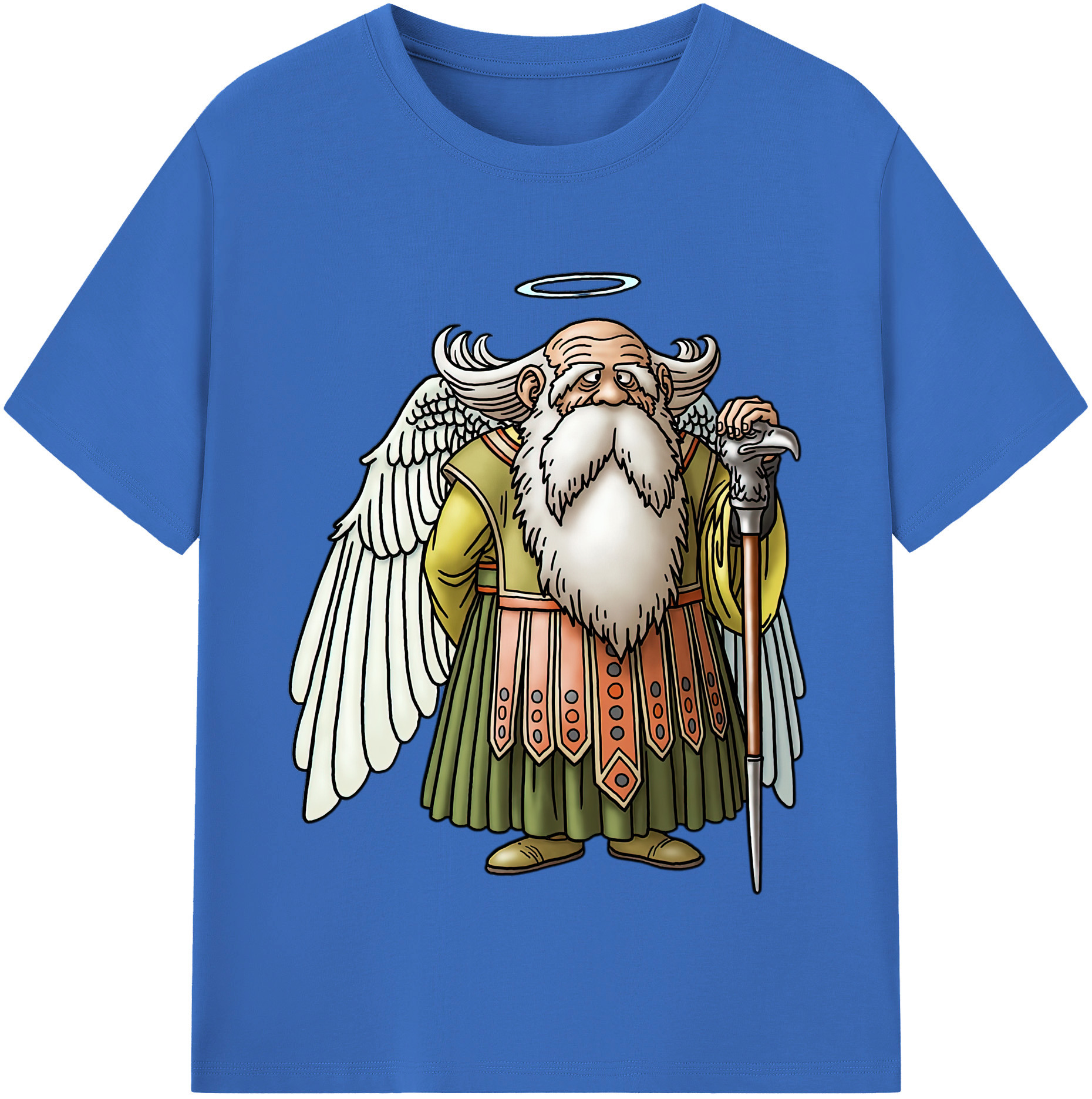 （画像用） ドラゴンクエスト Doragon Kuesuto Dragon Quest 綿100％半袖Tシャツ（フロントプリント）