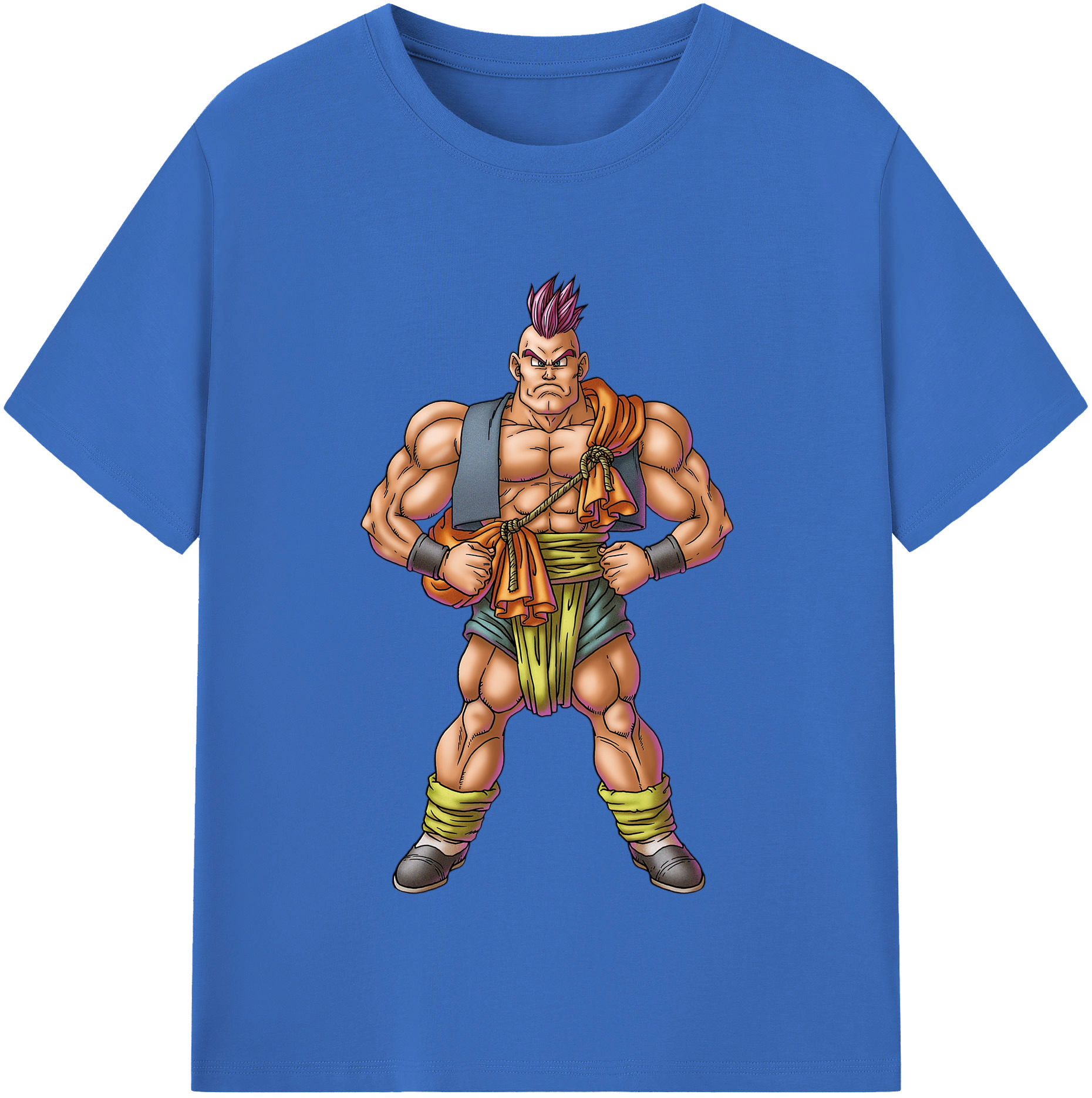 （画像用） ドラゴンクエスト Doragon Kuesuto Dragon Quest 綿100％半袖Tシャツ（フロントプリント）