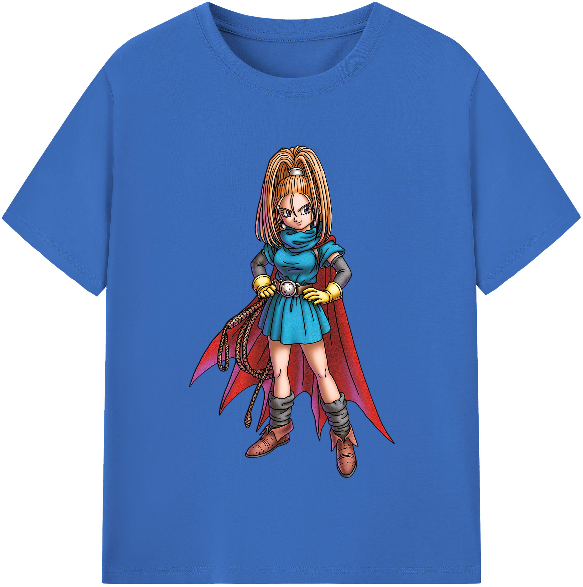 （画像用） ドラゴンクエスト Doragon Kuesuto Dragon Quest 綿100％半袖Tシャツ（フロントプリント）