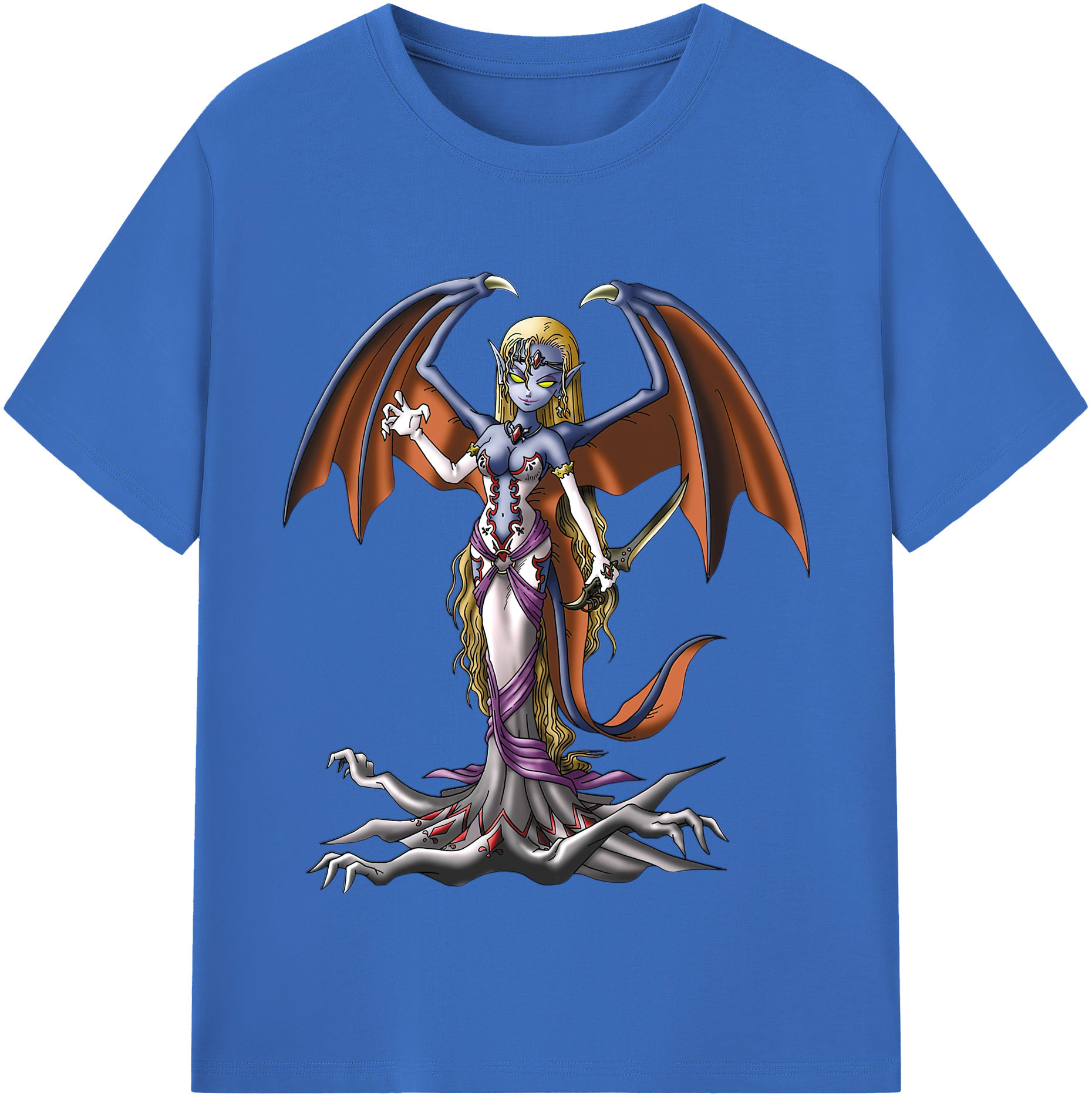 （画像用） ドラゴンクエスト Doragon Kuesuto Dragon Quest 綿100％半袖Tシャツ（フロントプリント）