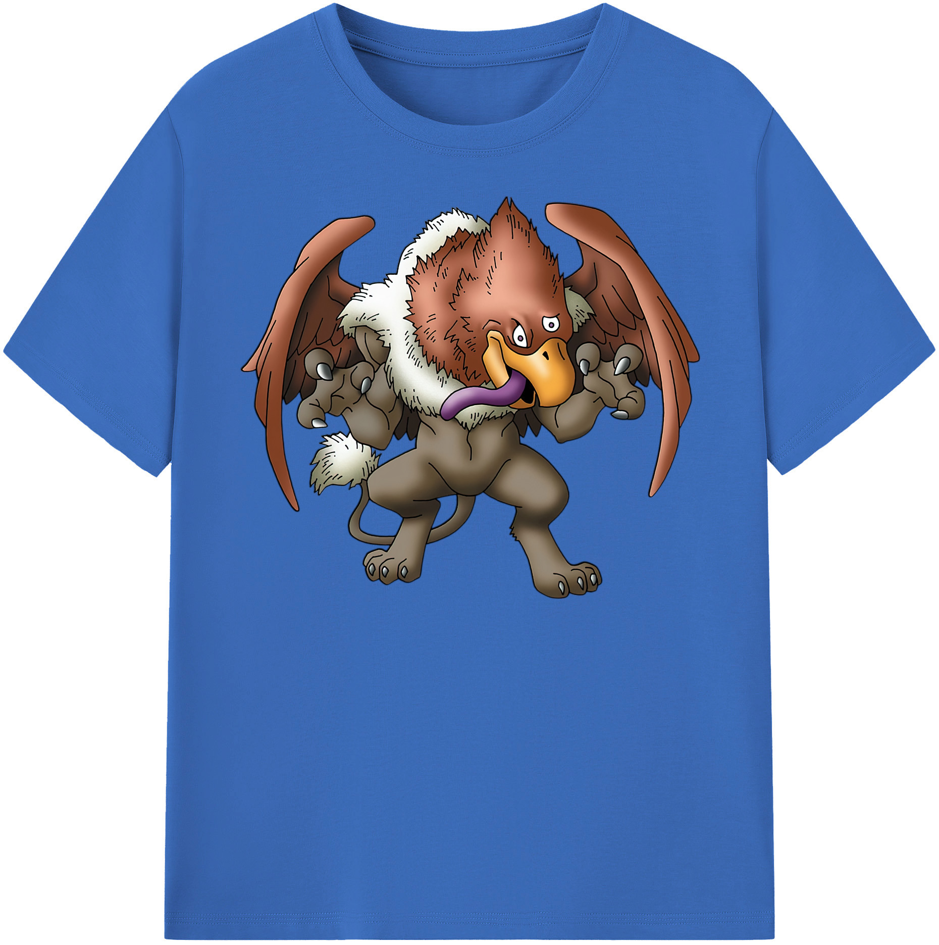 （画像用） ドラゴンクエスト Doragon Kuesuto Dragon Quest 綿100％半袖Tシャツ（フロントプリント）