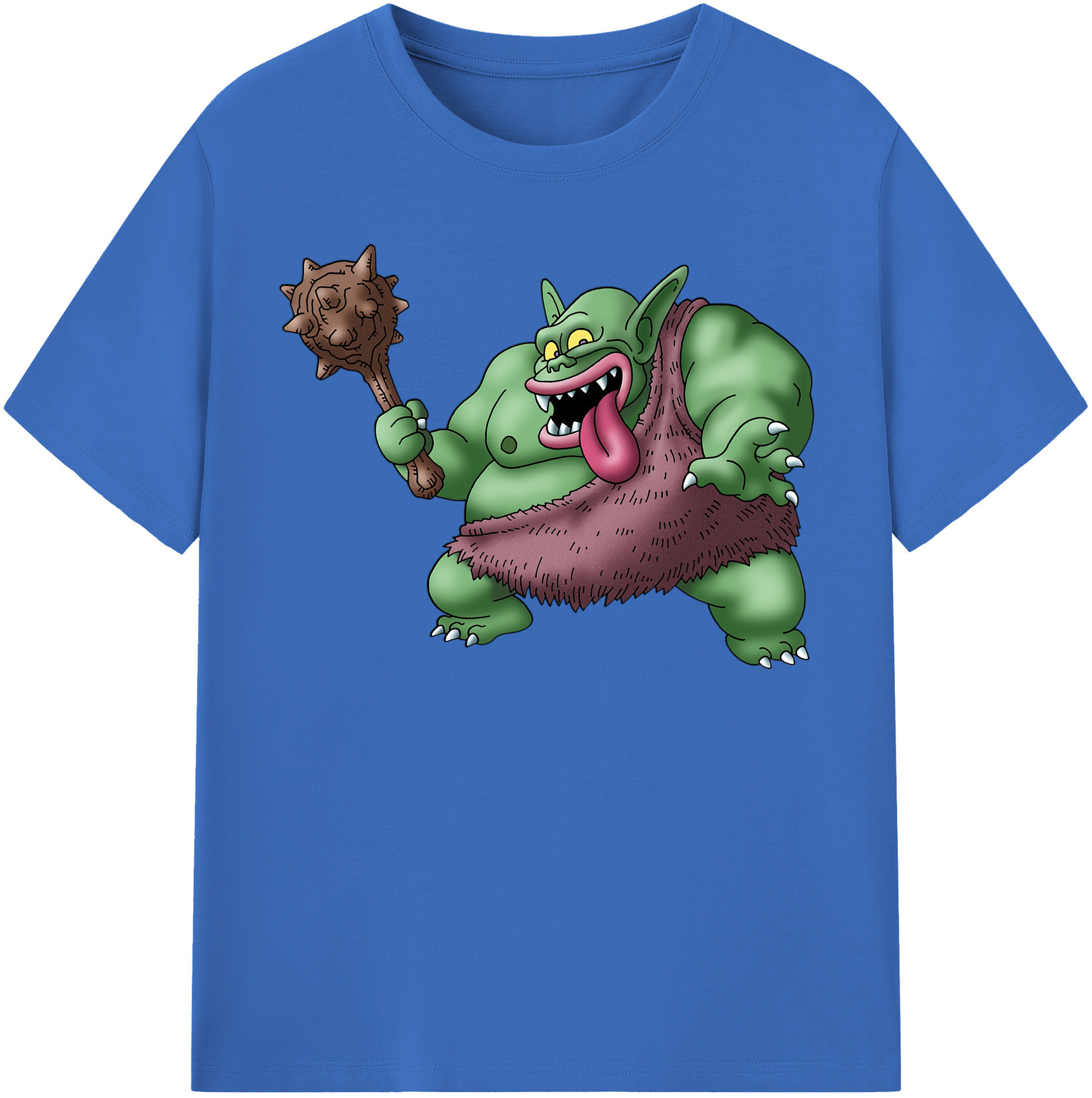 （画像用） ドラゴンクエスト Doragon Kuesuto Dragon Quest 綿100％半袖Tシャツ（フロントプリント）