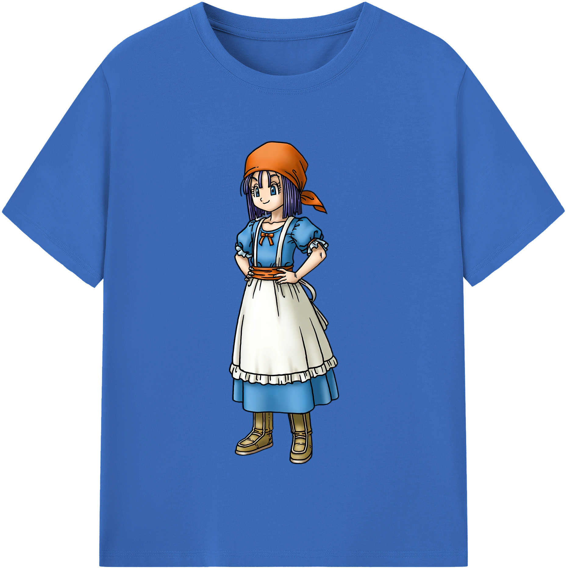 （画像用） ドラゴンクエスト Doragon Kuesuto Dragon Quest 綿100％半袖Tシャツ（フロントプリント）