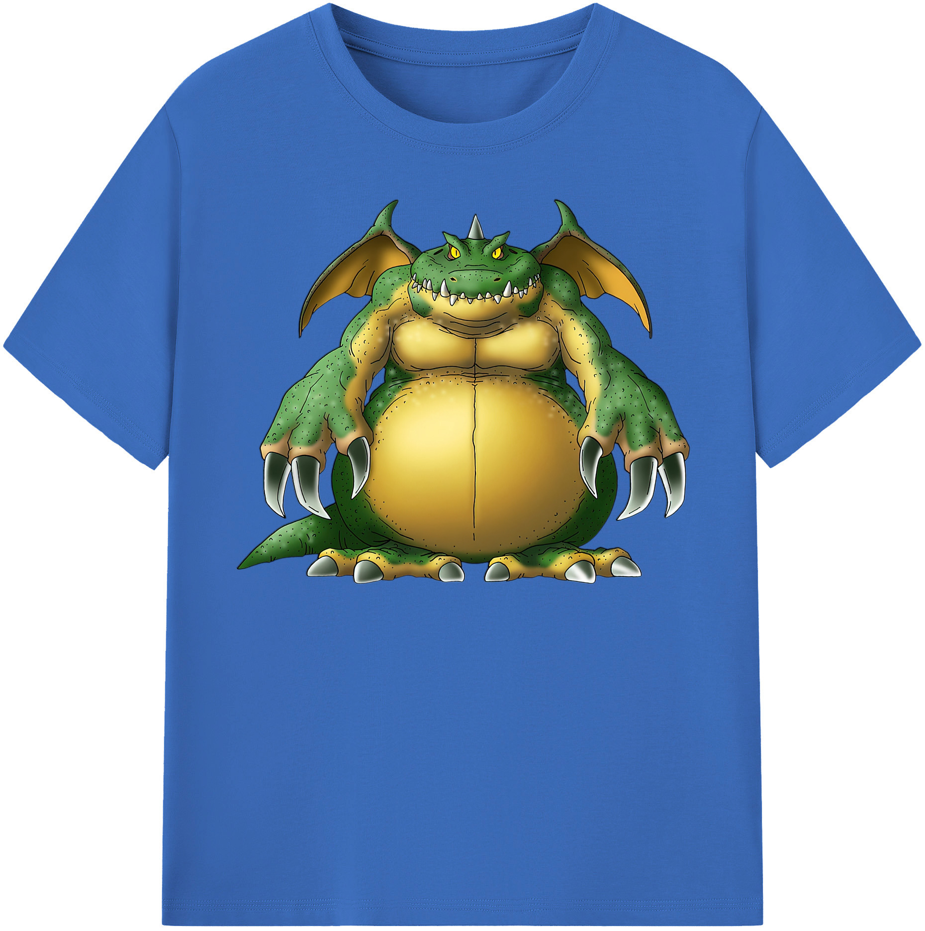 （画像用） ドラゴンクエスト Doragon Kuesuto Dragon Quest 綿100％半袖Tシャツ（フロントプリント）