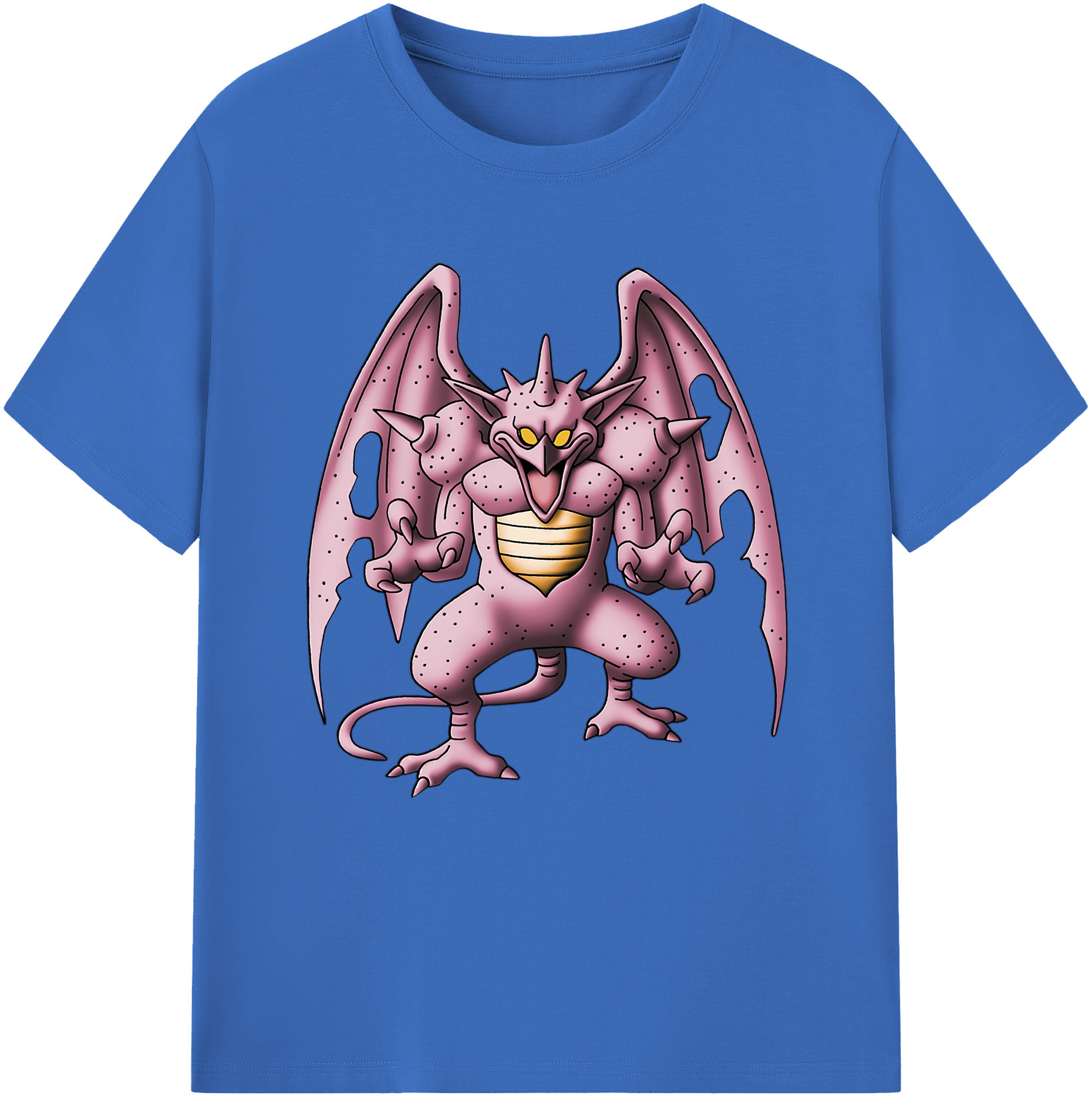 （画像用） ドラゴンクエスト Doragon Kuesuto Dragon Quest 綿100％半袖Tシャツ（フロントプリント）