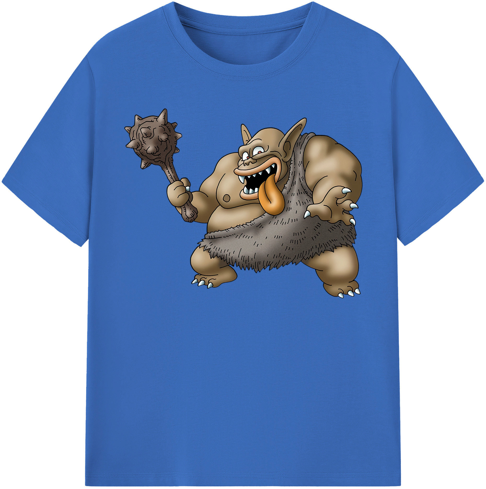 （画像用） ドラゴンクエスト Doragon Kuesuto Dragon Quest 綿100％半袖Tシャツ（フロントプリント）