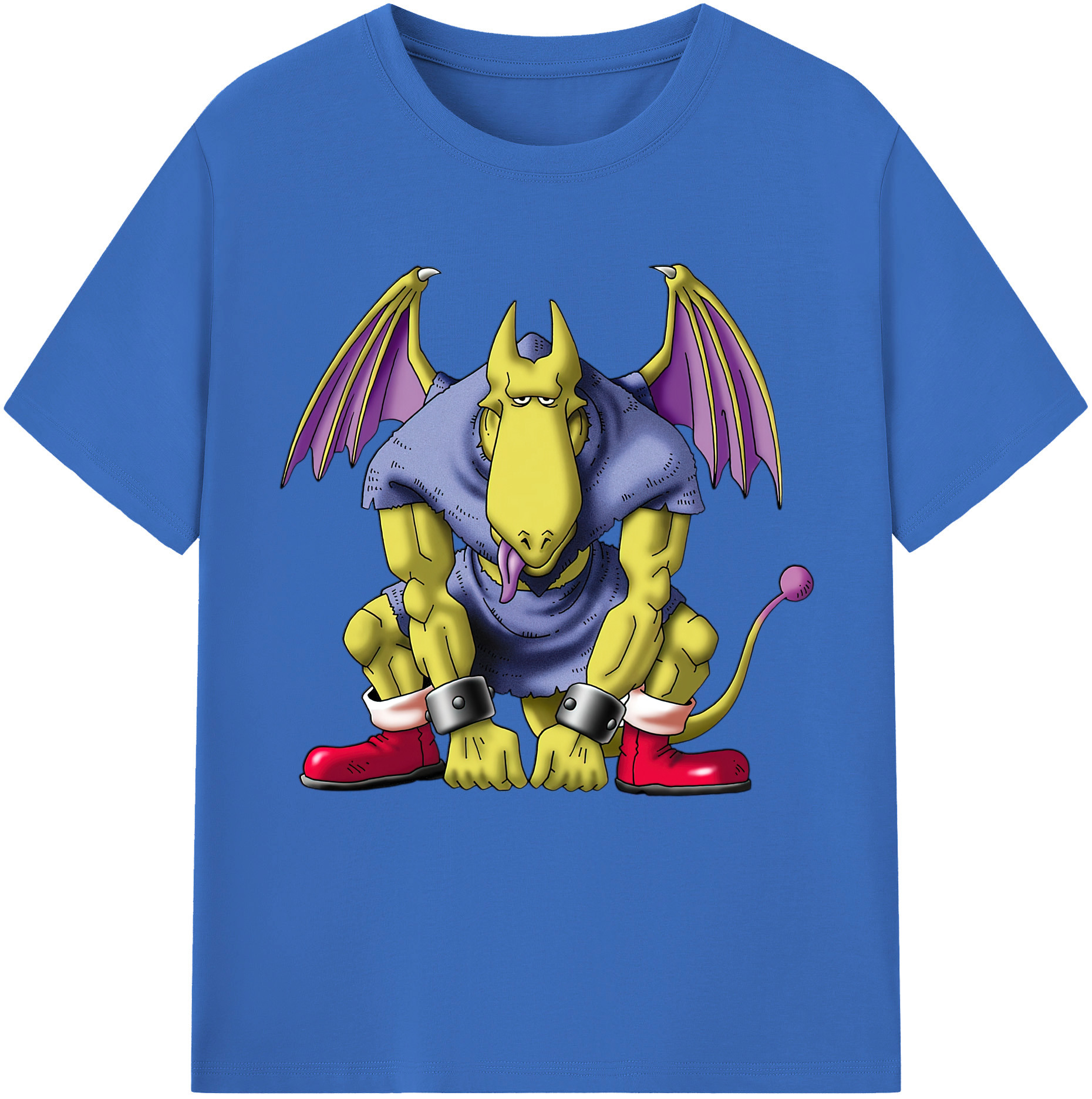 （画像用） ドラゴンクエスト Doragon Kuesuto Dragon Quest 綿100％半袖Tシャツ（フロントプリント）