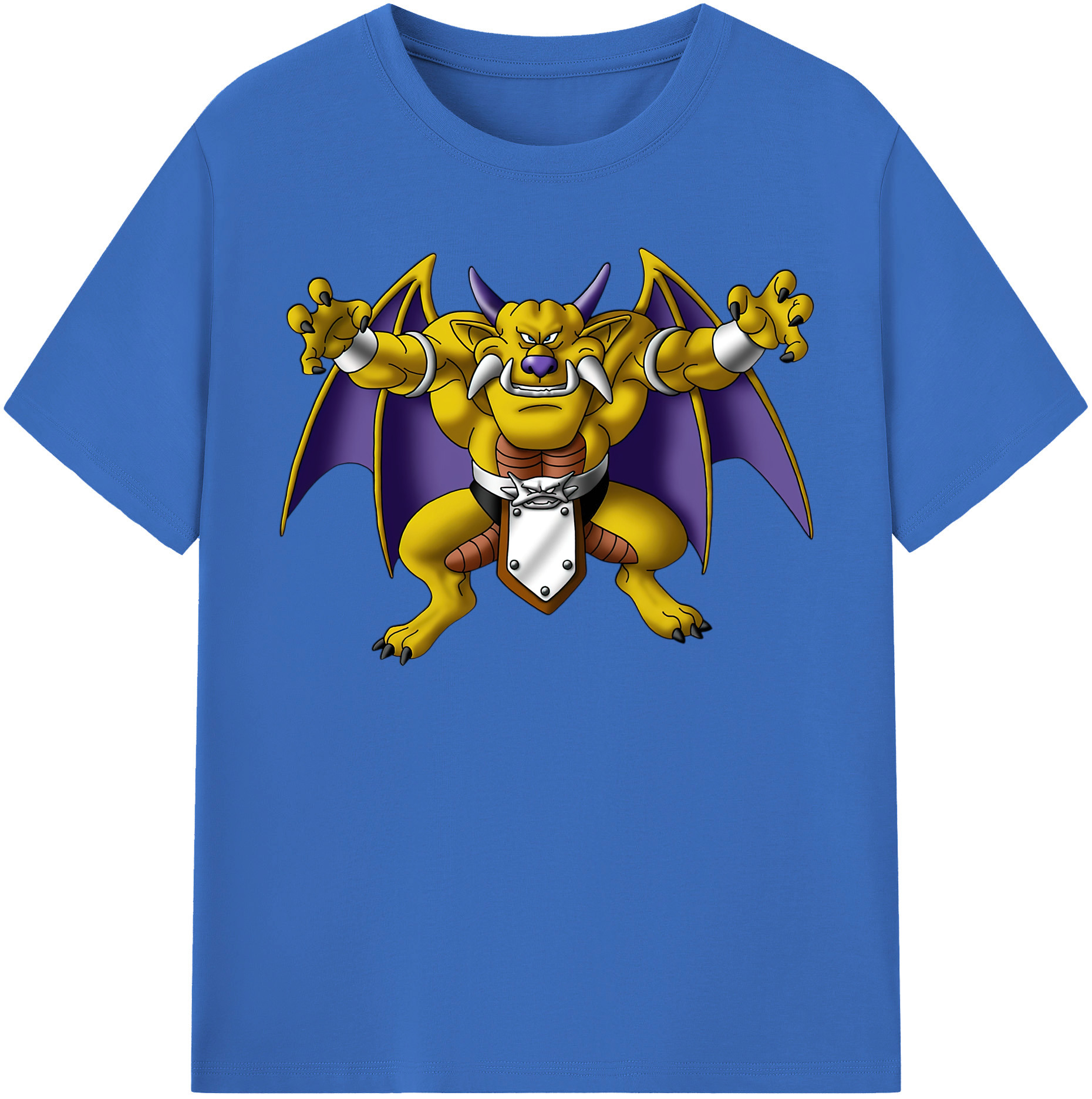 （画像用） ドラゴンクエスト Doragon Kuesuto Dragon Quest 綿100％半袖Tシャツ（フロントプリント）