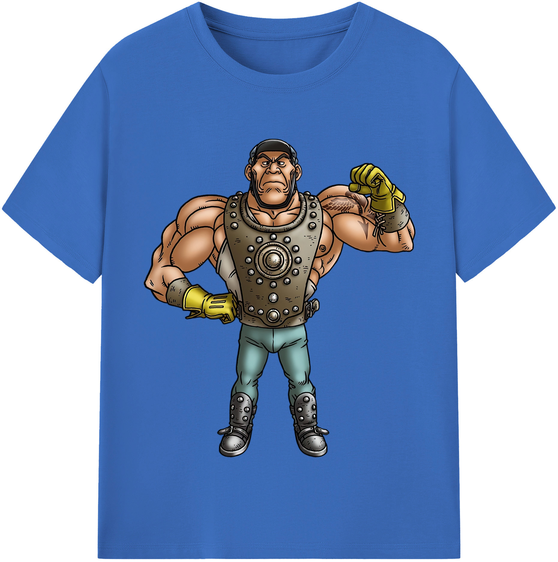 （画像用） ドラゴンクエスト Doragon Kuesuto Dragon Quest 綿100％半袖Tシャツ（フロントプリント）