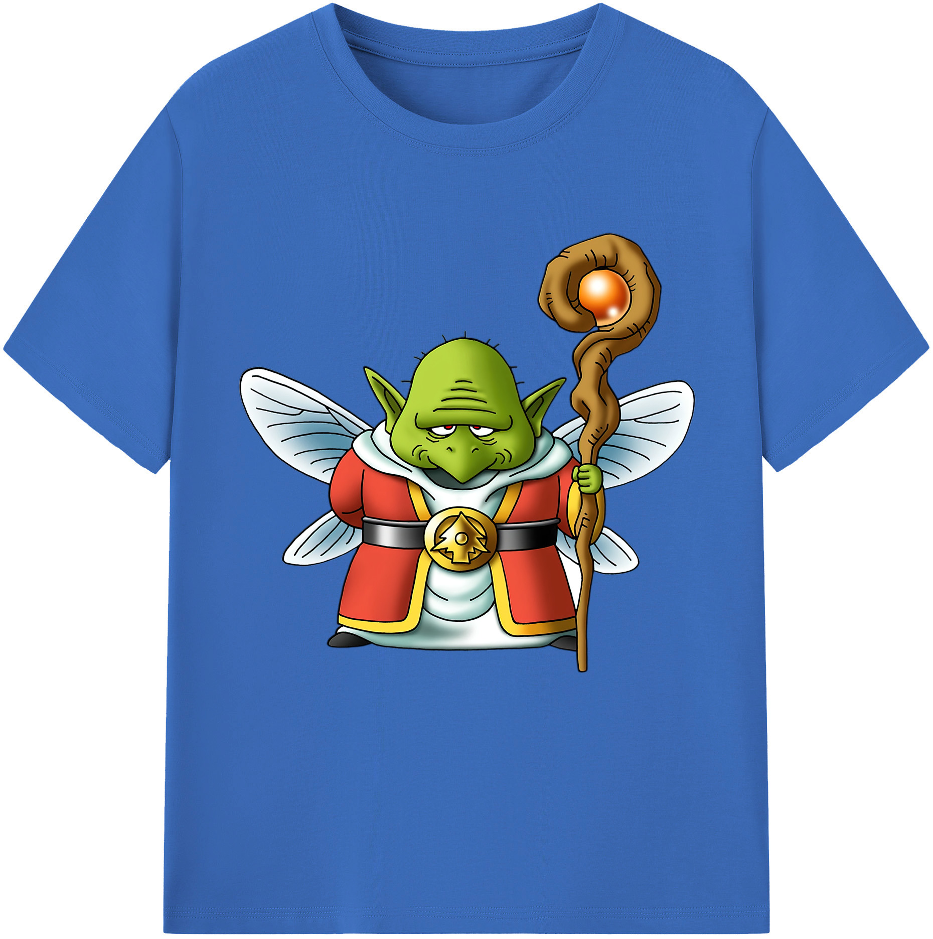 （画像用） ドラゴンクエスト Doragon Kuesuto Dragon Quest 綿100％半袖Tシャツ（フロントプリント）