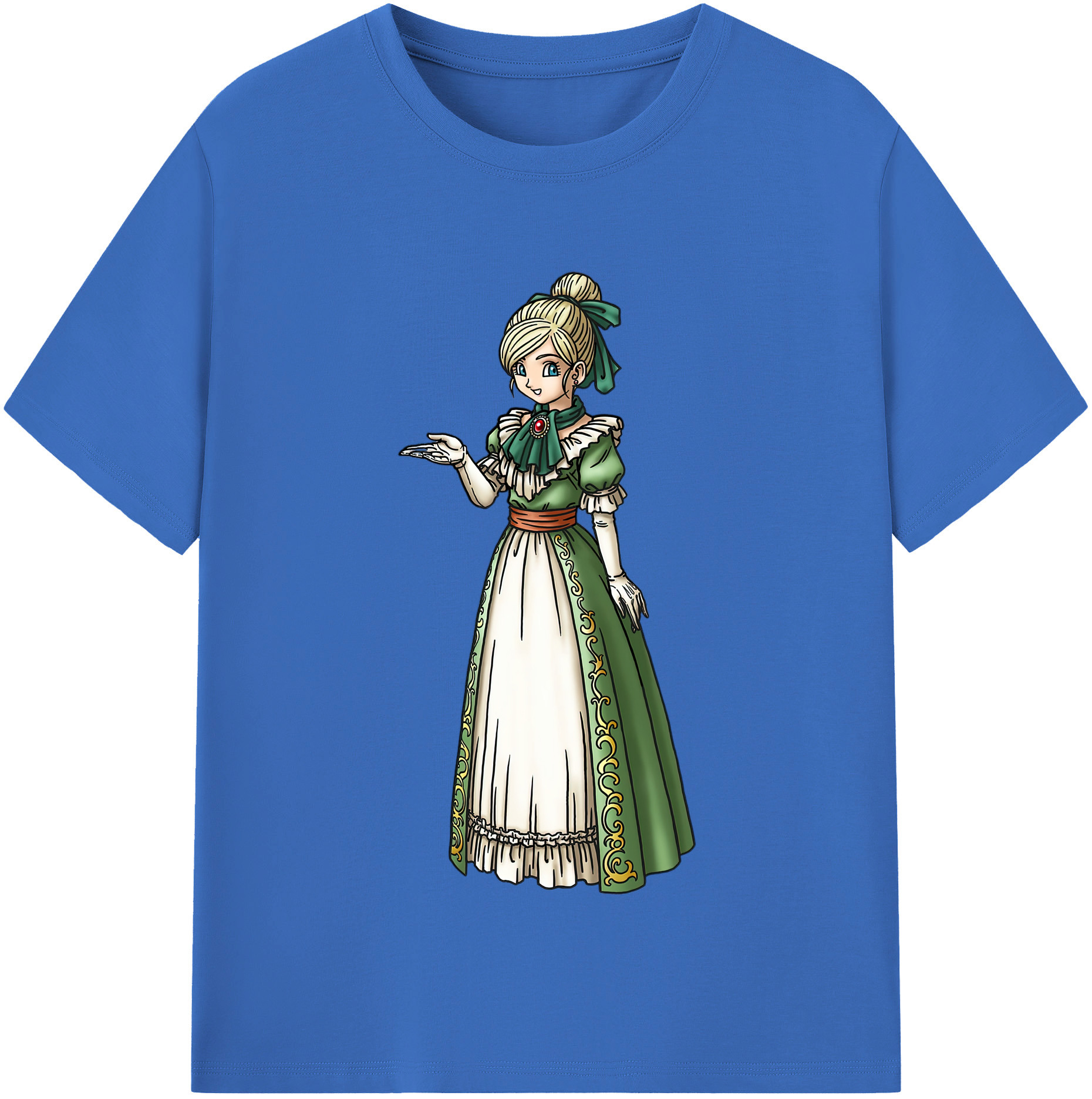 （画像用） ドラゴンクエスト Doragon Kuesuto Dragon Quest 綿100％半袖Tシャツ（フロントプリント）