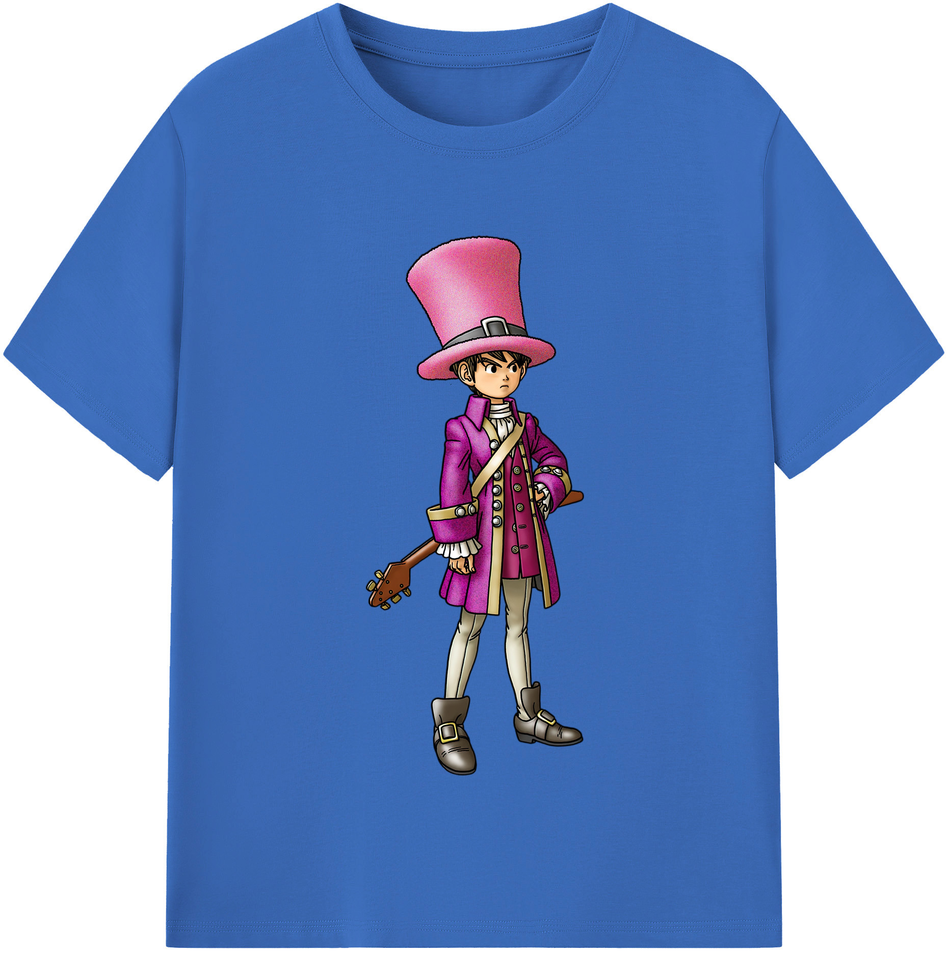 （画像用） ドラゴンクエスト Doragon Kuesuto Dragon Quest 綿100％半袖Tシャツ（フロントプリント）