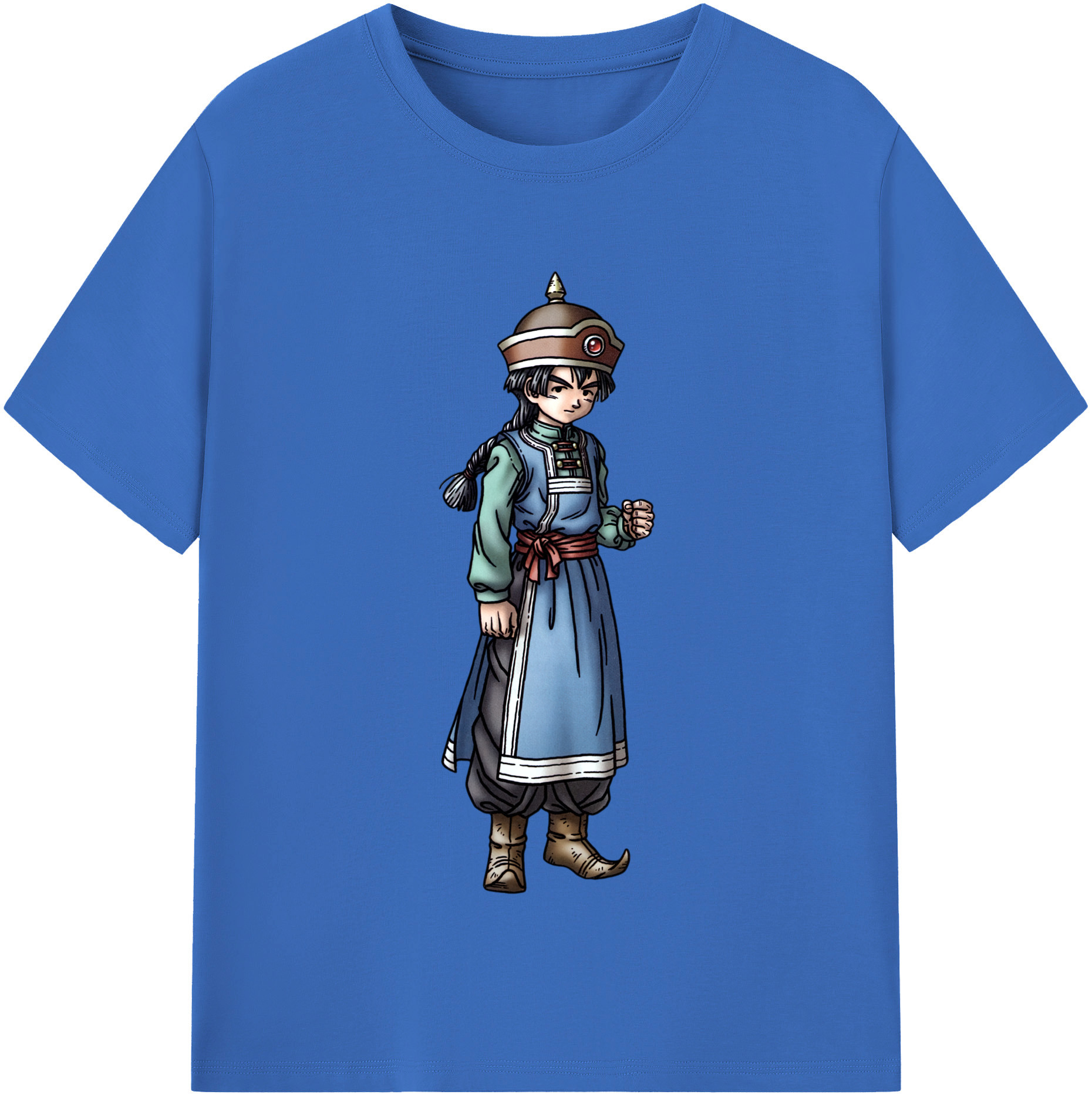 （画像用） ドラゴンクエスト Doragon Kuesuto Dragon Quest 綿100％半袖Tシャツ（フロントプリント）