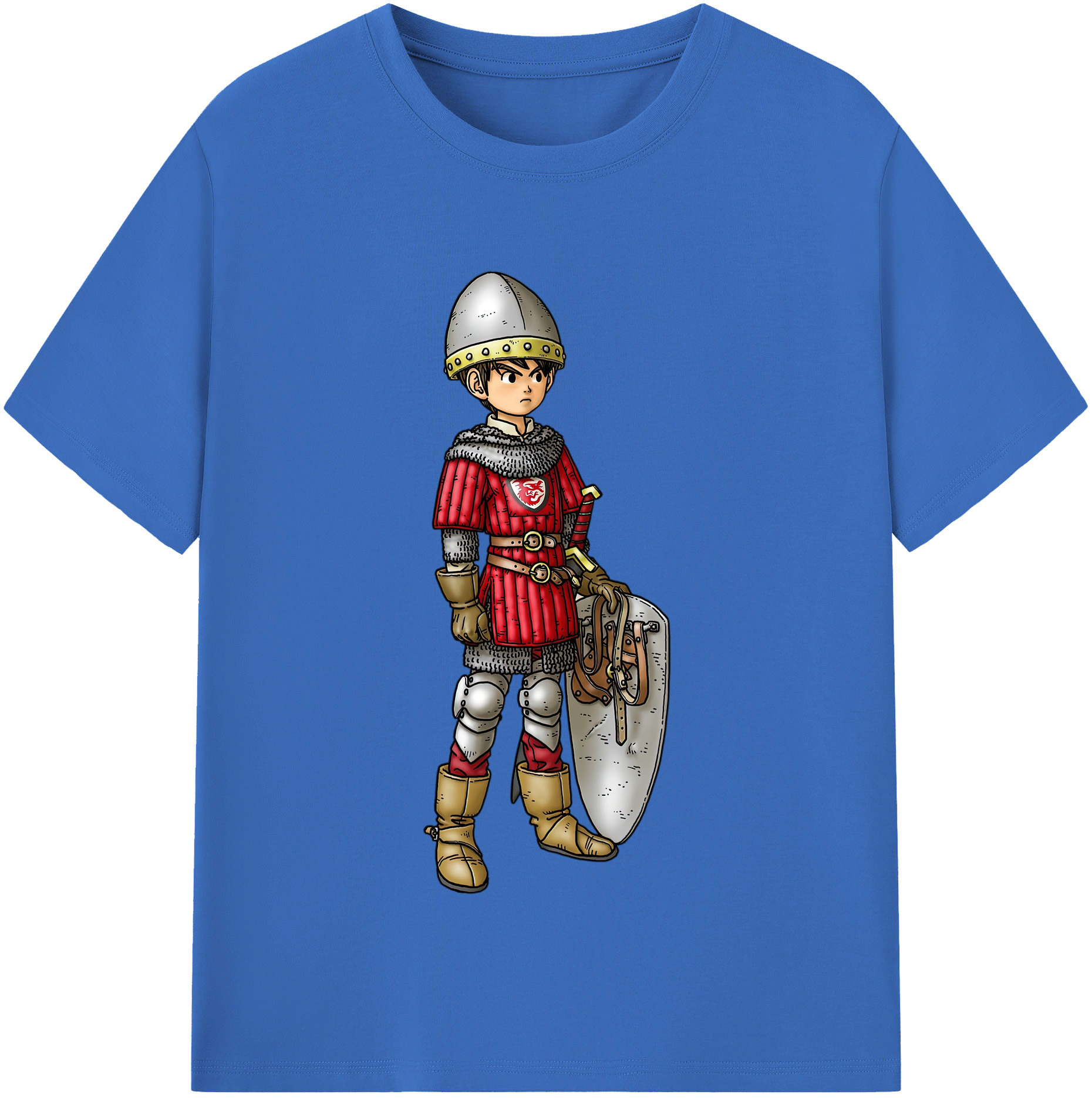 （画像用） ドラゴンクエスト Doragon Kuesuto Dragon Quest 綿100％半袖Tシャツ（フロントプリント）