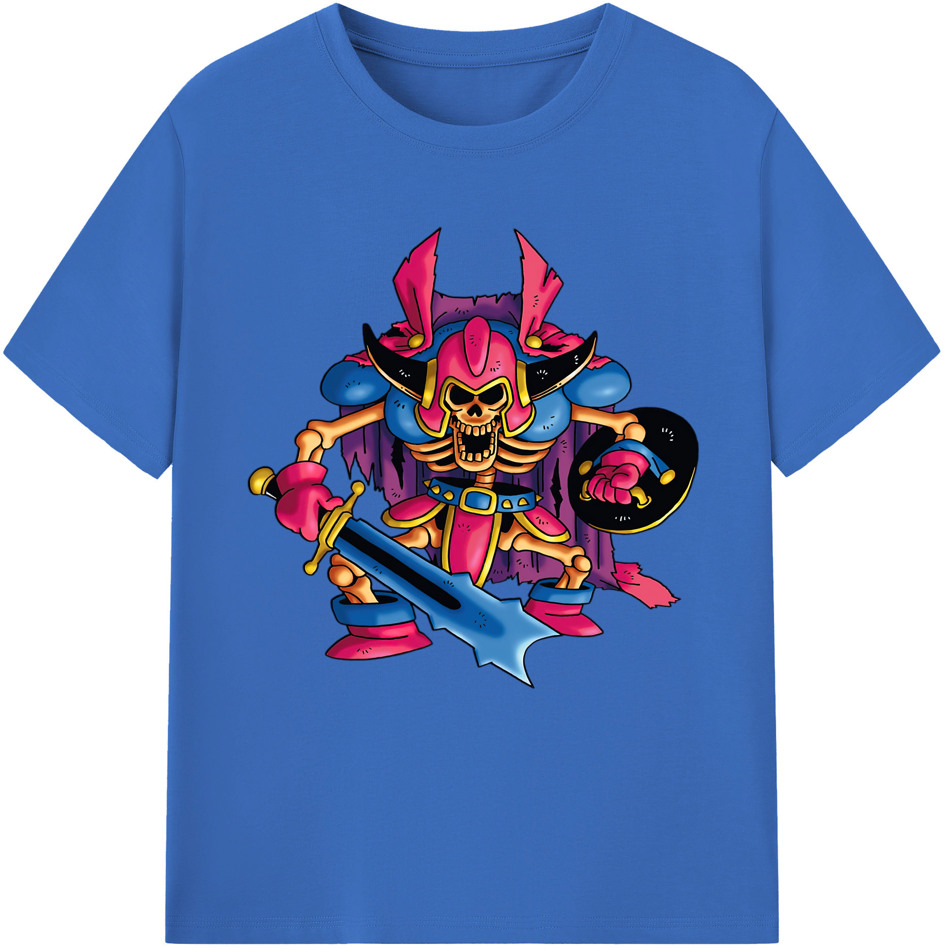 （画像用） ドラゴンクエスト Doragon Kuesuto Dragon Quest 綿100％半袖Tシャツ（フロントプリント）