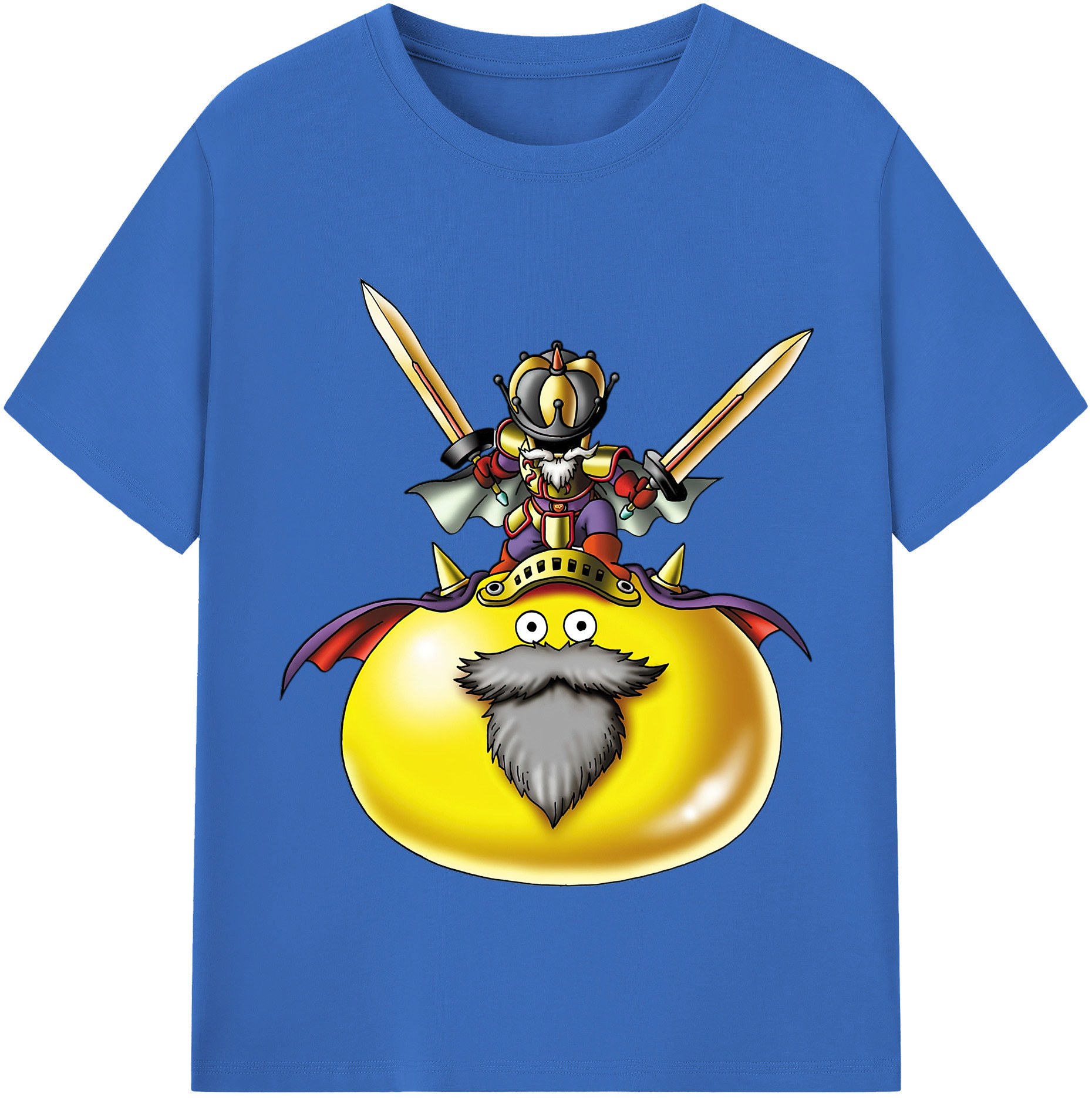 （画像用） ドラゴンクエスト Doragon Kuesuto Dragon Quest 綿100％半袖Tシャツ（フロントプリント）