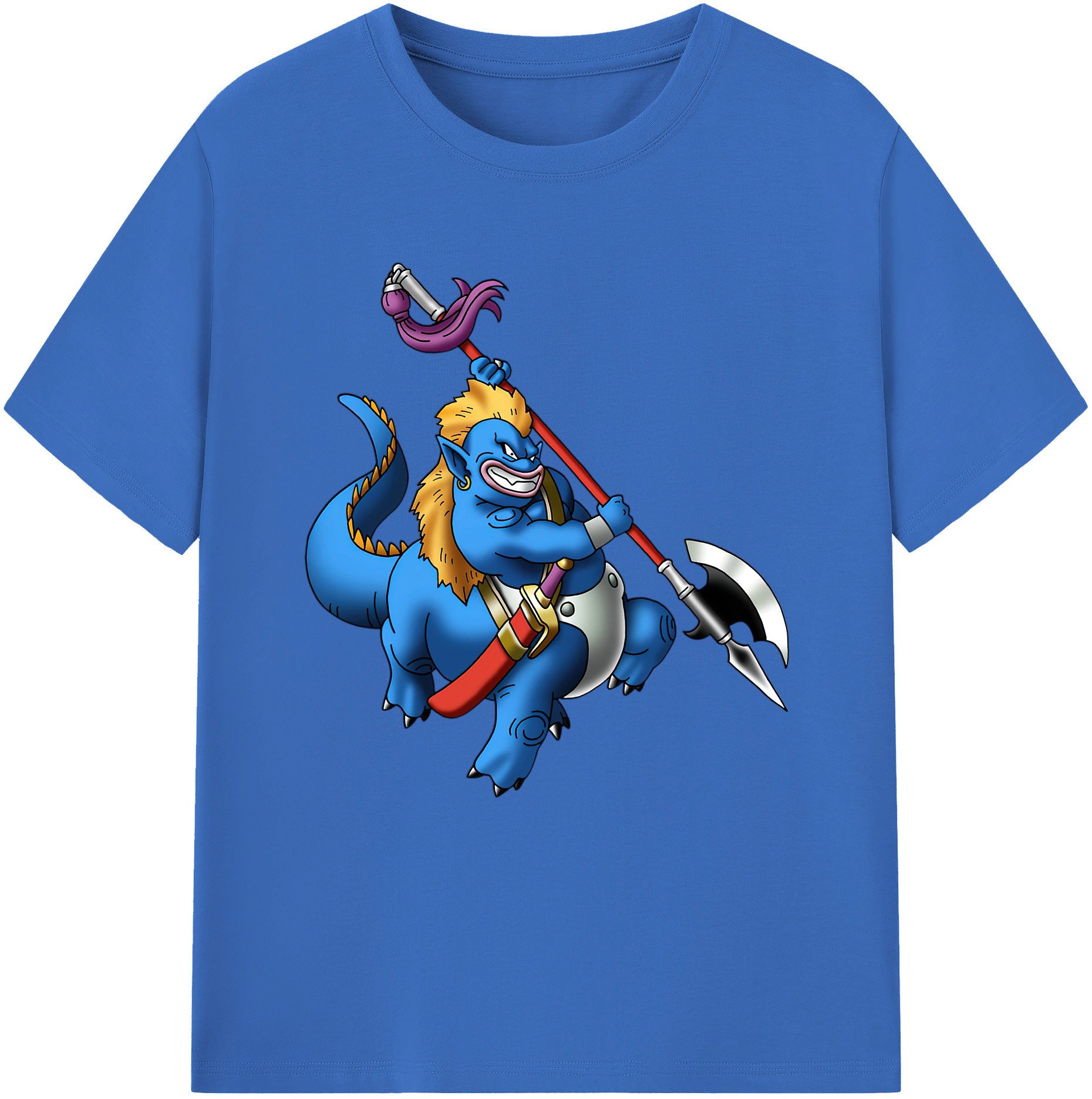 （画像用） ドラゴンクエスト Doragon Kuesuto Dragon Quest 綿100％半袖Tシャツ（フロントプリント）