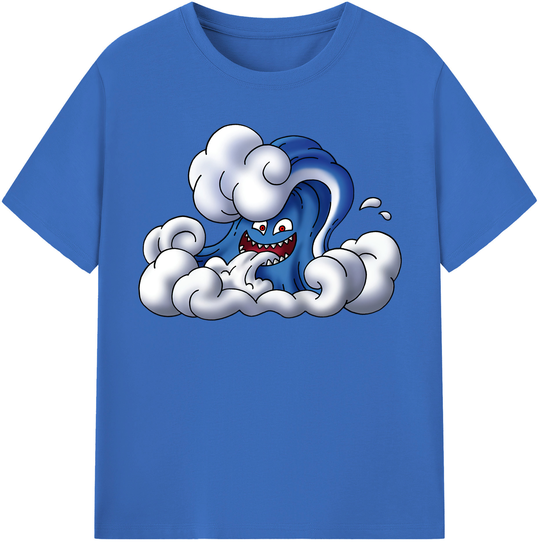 （画像用） ドラゴンクエスト Doragon Kuesuto Dragon Quest 綿100％半袖Tシャツ（フロントプリント）
