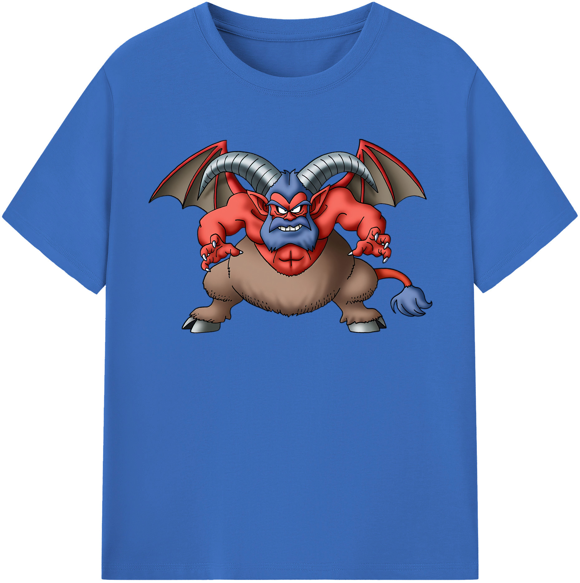 （画像用） ドラゴンクエスト Doragon Kuesuto Dragon Quest 綿100％半袖Tシャツ（フロントプリント）