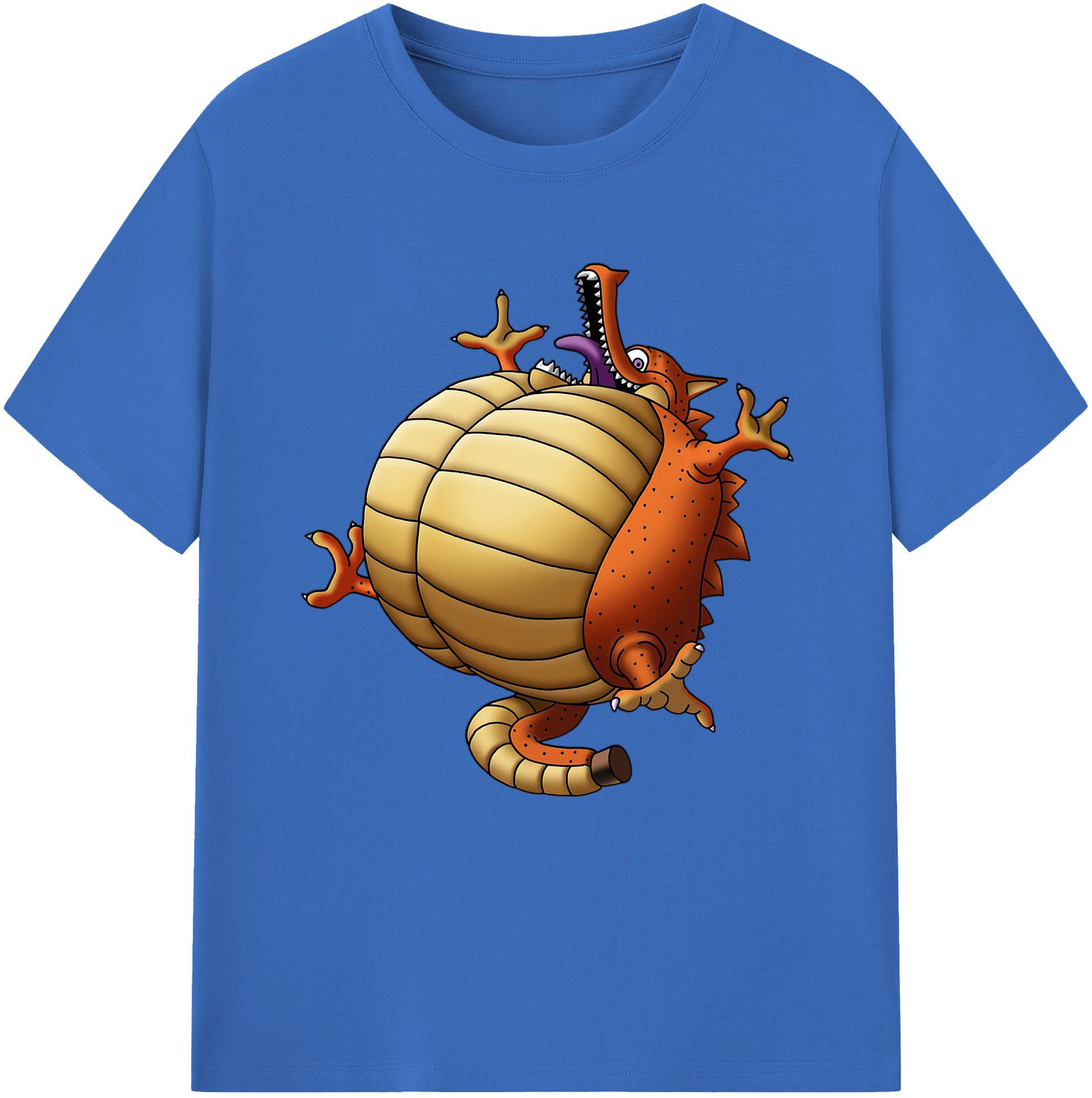 （画像用） ドラゴンクエスト Doragon Kuesuto Dragon Quest 綿100％半袖Tシャツ（フロントプリント）