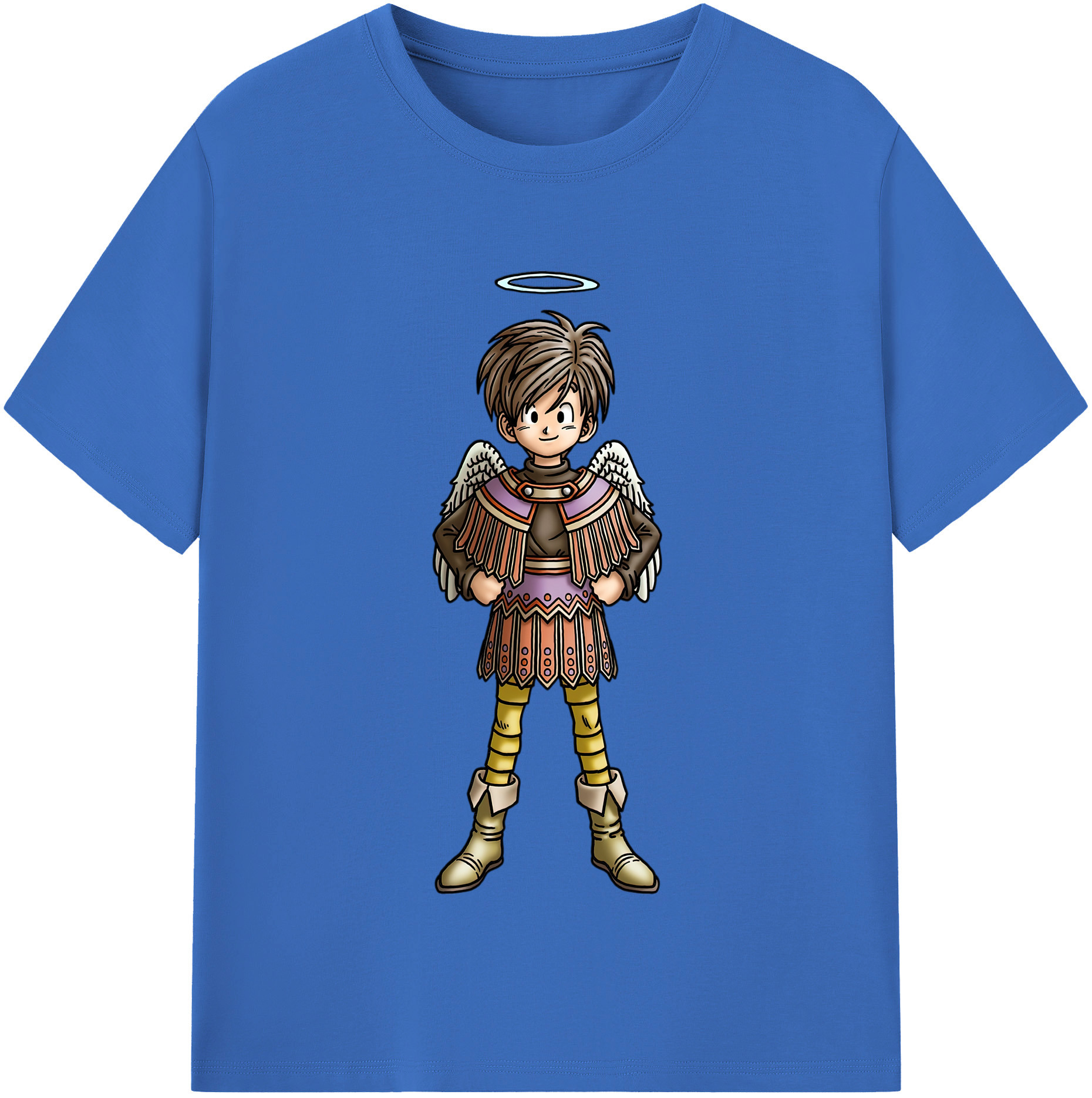 （画像用） ドラゴンクエスト Doragon Kuesuto Dragon Quest 綿100％半袖Tシャツ（フロントプリント）