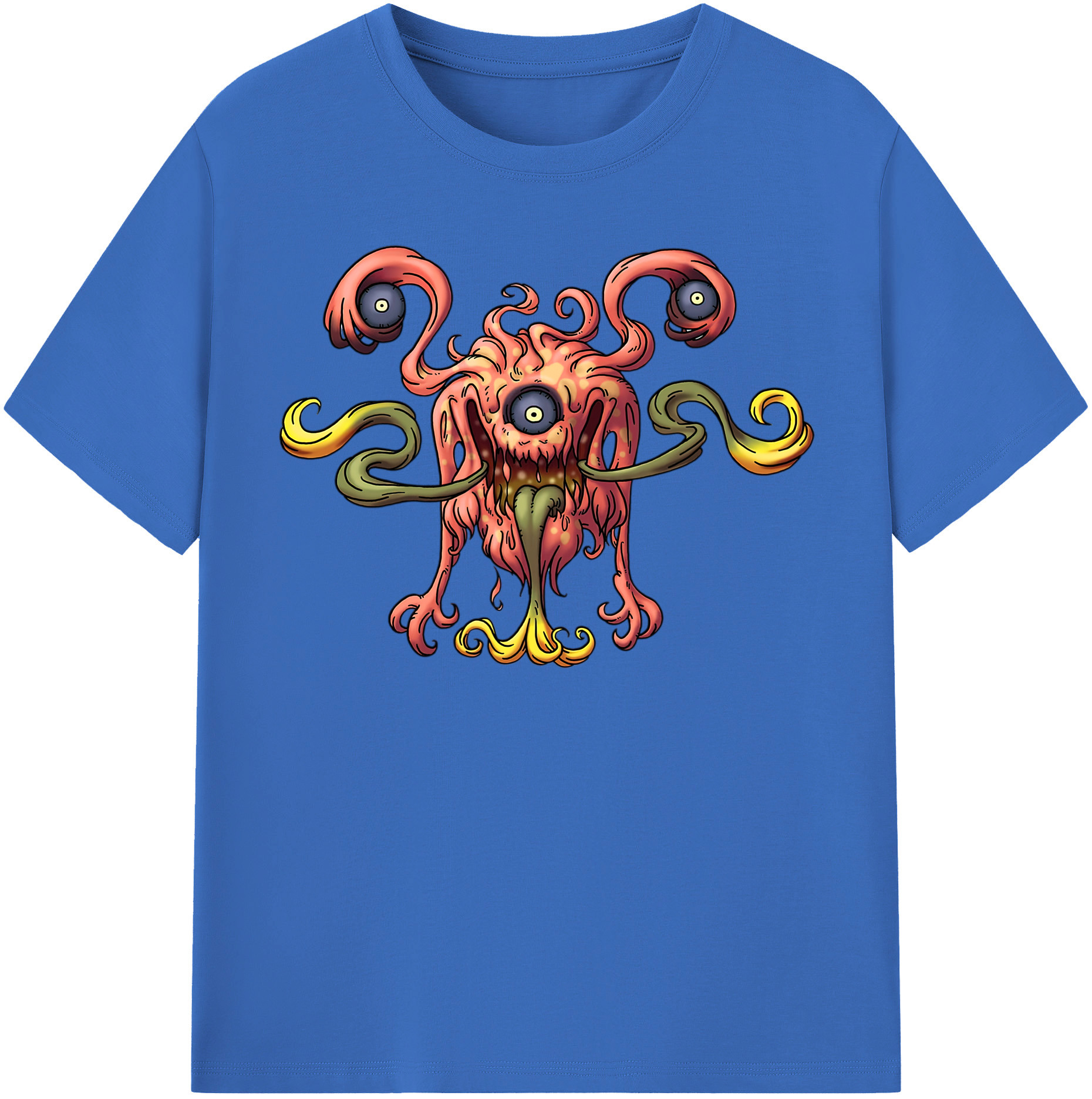 （画像用） ドラゴンクエスト Doragon Kuesuto Dragon Quest 綿100％半袖Tシャツ（フロントプリント）