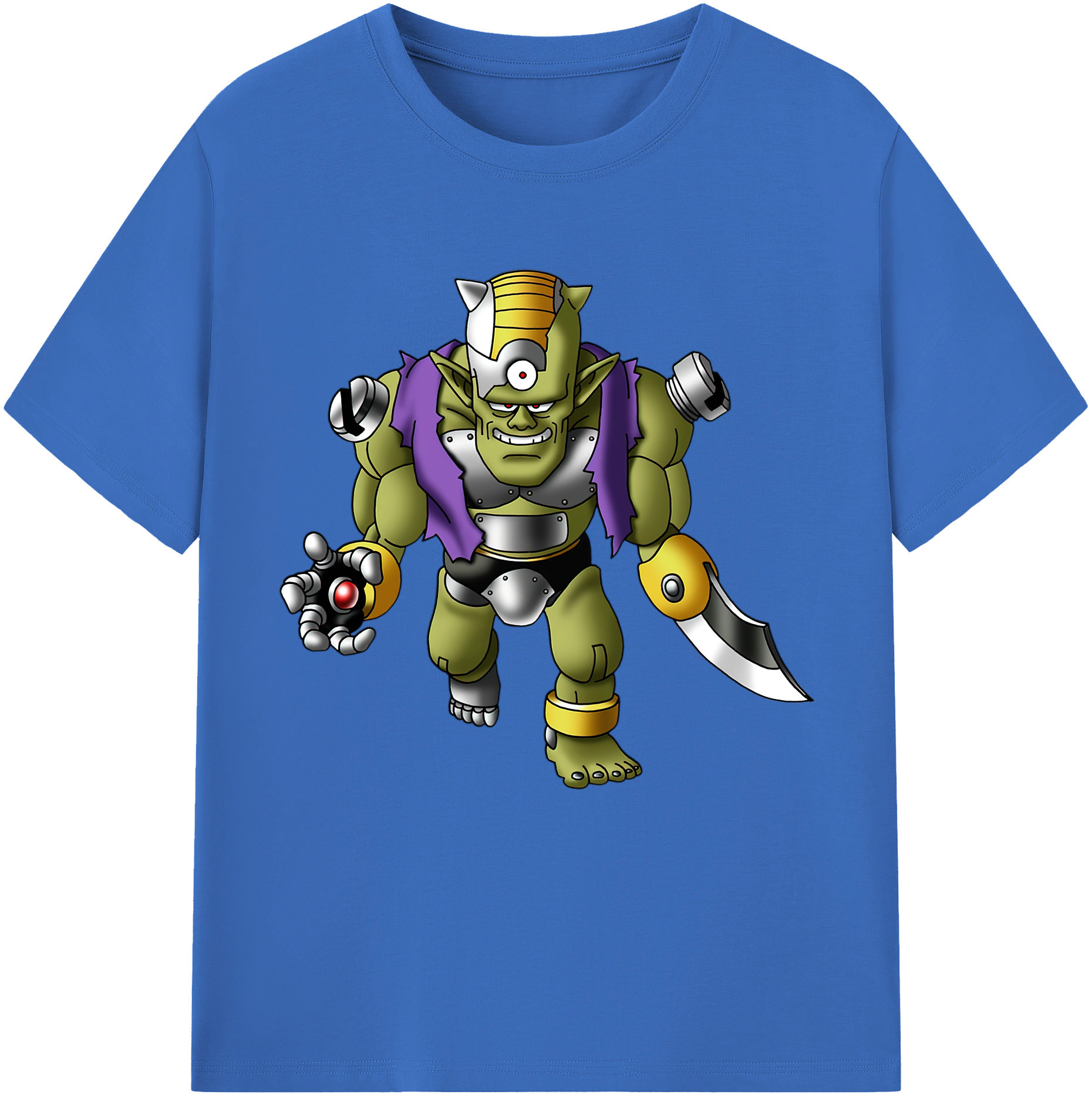 （画像用） ドラゴンクエスト Doragon Kuesuto Dragon Quest 綿100％半袖Tシャツ（フロントプリント）