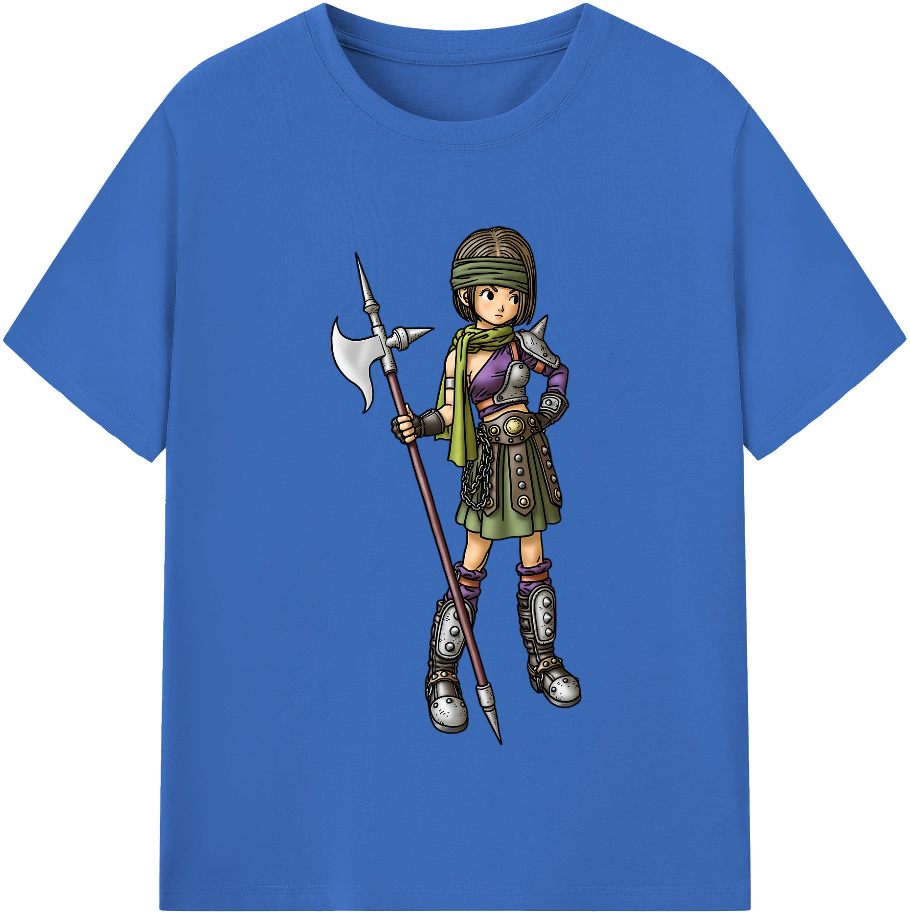 （画像用） ドラゴンクエスト Doragon Kuesuto Dragon Quest 綿100％半袖Tシャツ（フロントプリント）