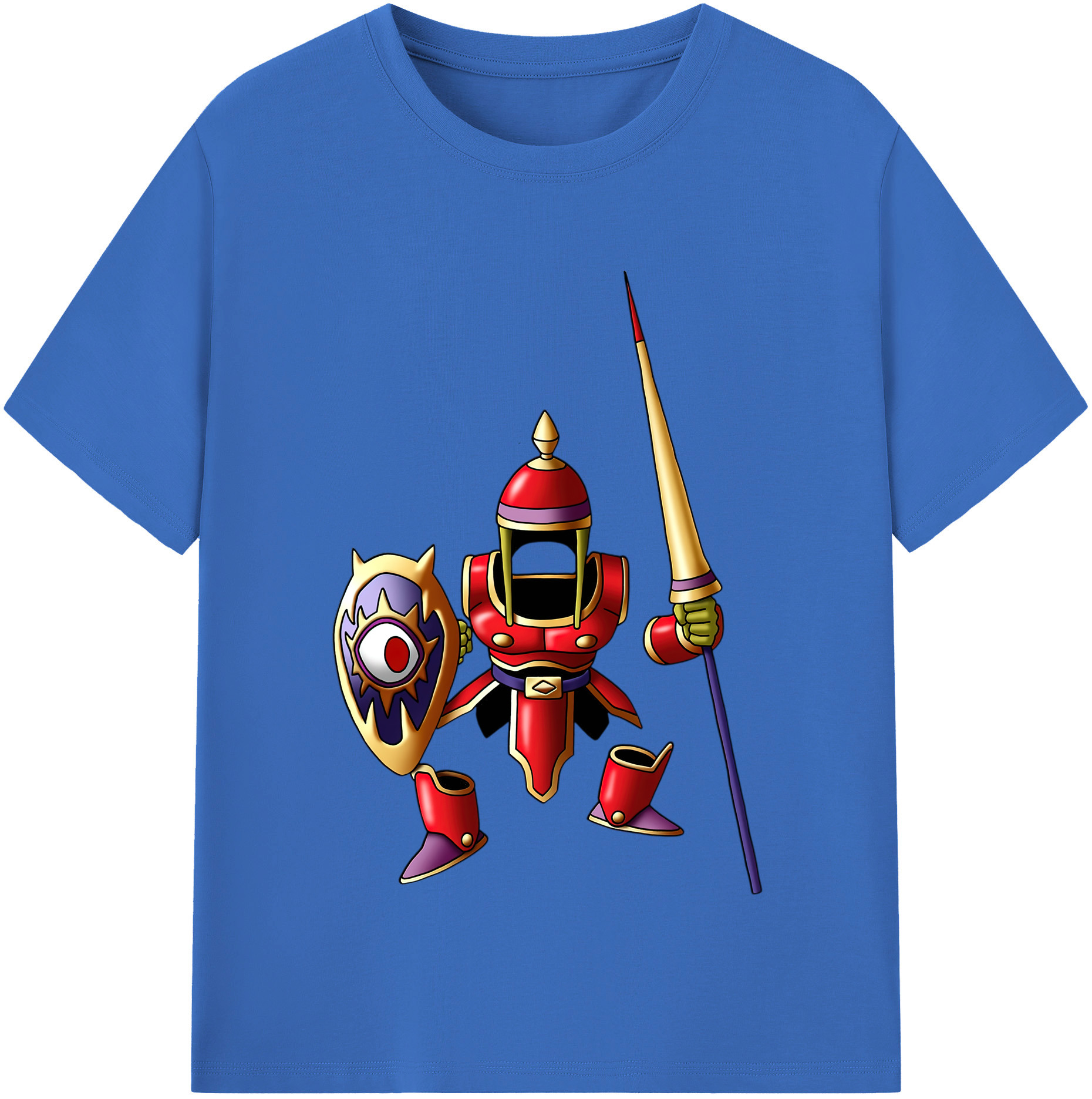 （画像用） ドラゴンクエスト Doragon Kuesuto Dragon Quest 綿100％半袖Tシャツ（フロントプリント）