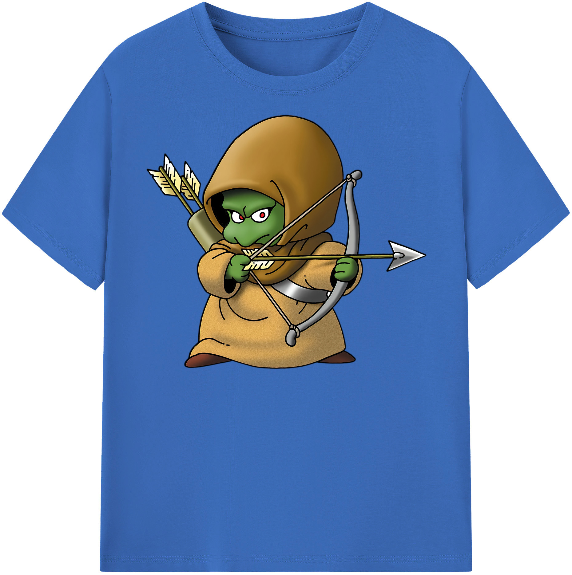 （画像用） ドラゴンクエスト Doragon Kuesuto Dragon Quest 綿100％半袖Tシャツ（フロントプリント）