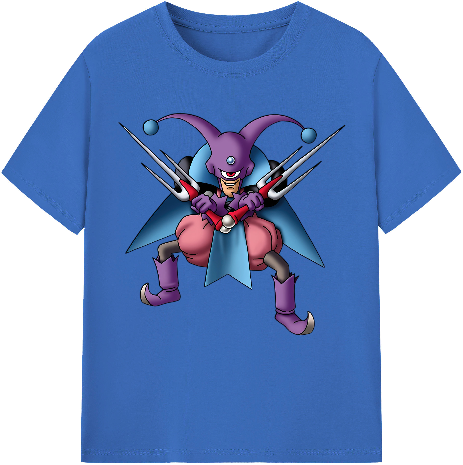 （画像用） ドラゴンクエスト Doragon Kuesuto Dragon Quest 綿100％半袖Tシャツ（フロントプリント）