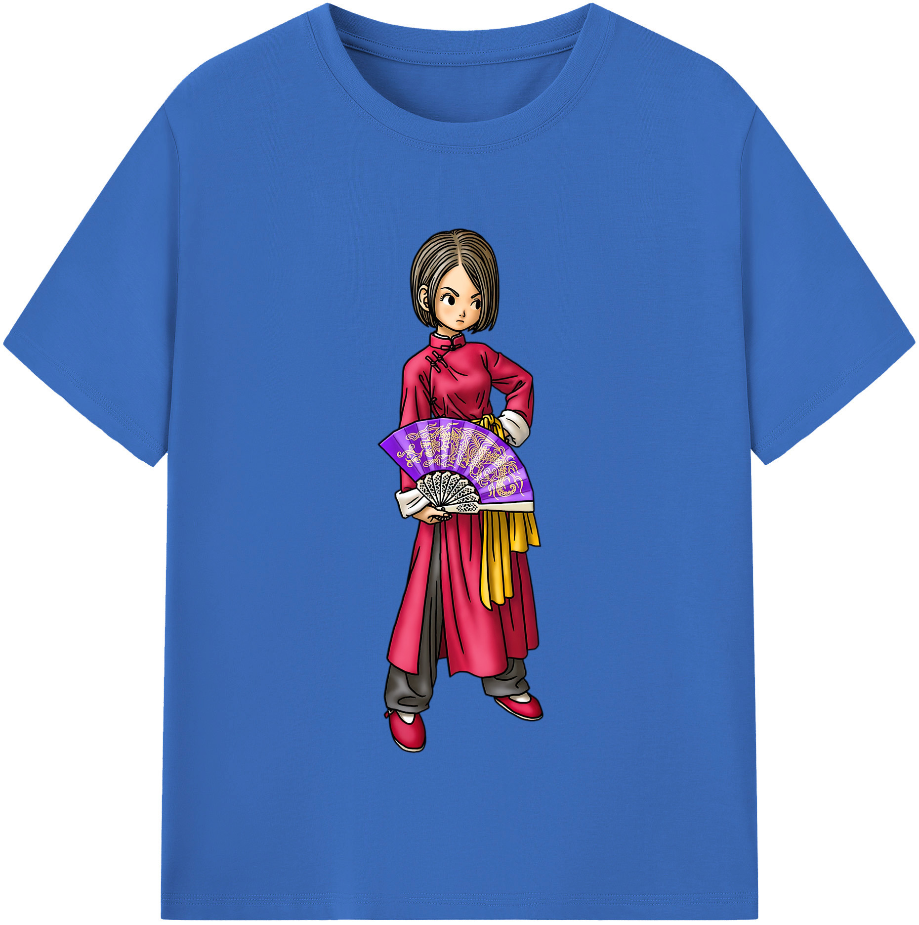 （画像用） ドラゴンクエスト Doragon Kuesuto Dragon Quest 綿100％半袖Tシャツ（フロントプリント）