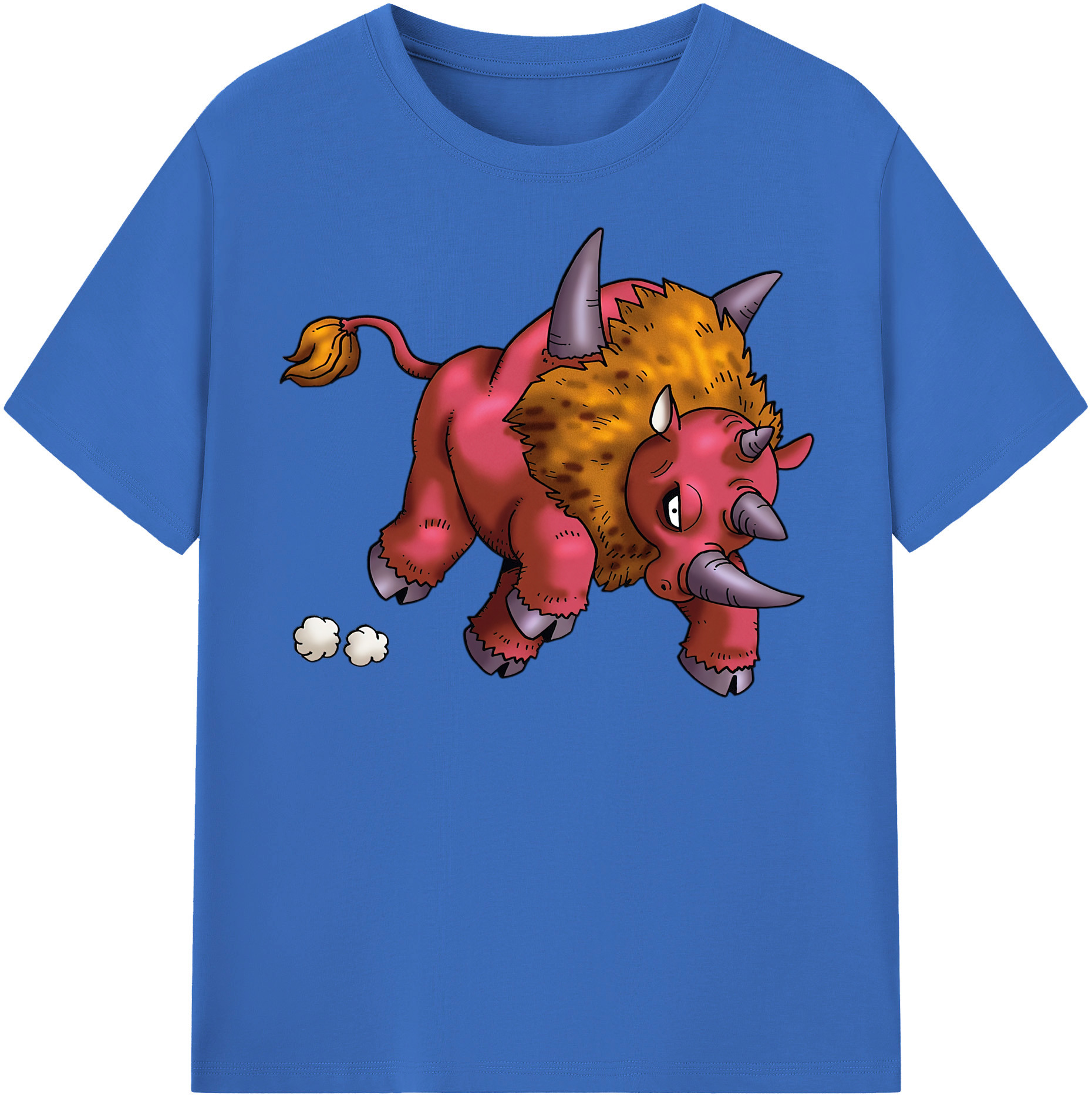 （画像用） ドラゴンクエスト Doragon Kuesuto Dragon Quest 綿100％半袖Tシャツ（フロントプリント）