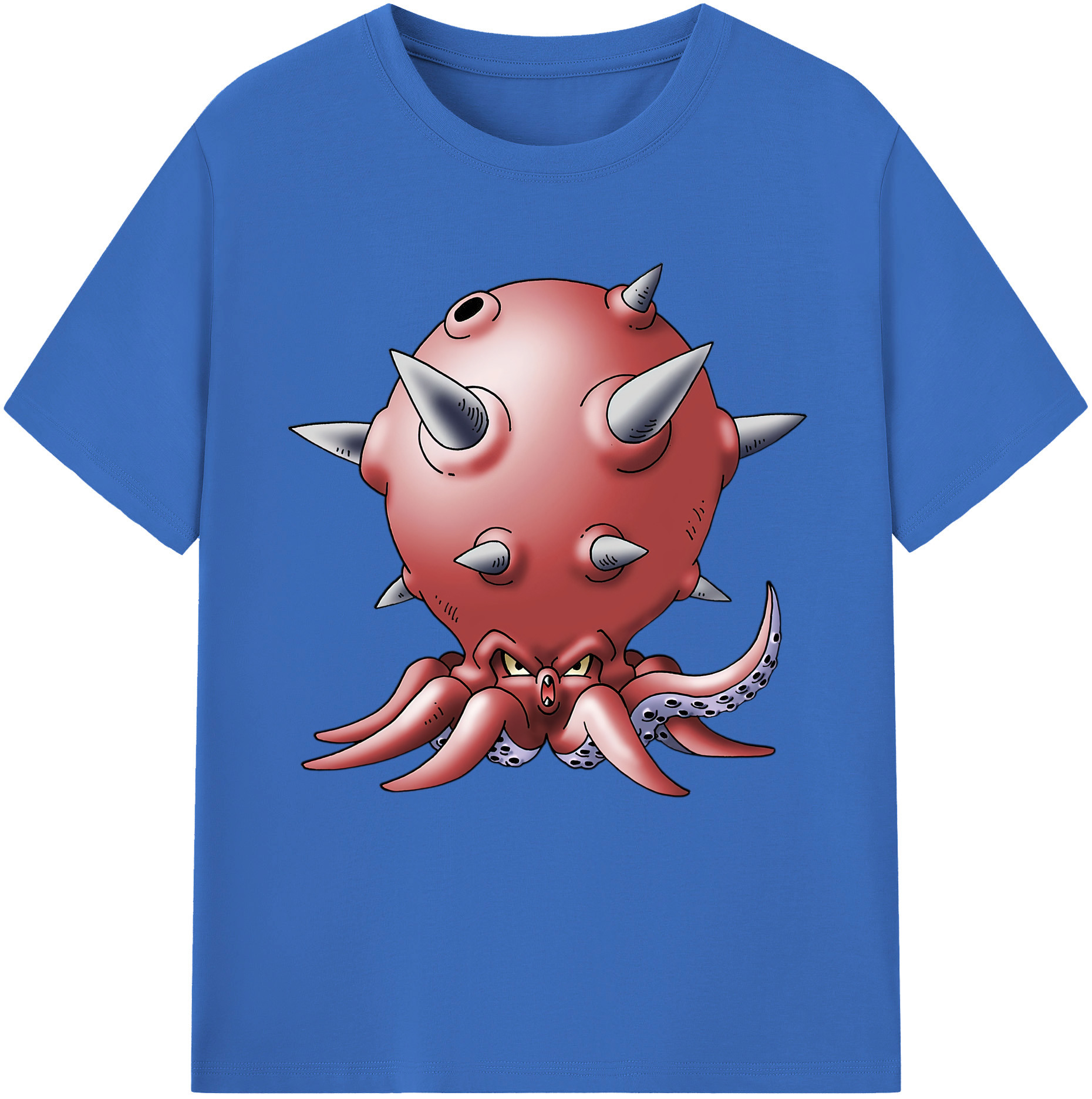 （画像用） ドラゴンクエスト Doragon Kuesuto Dragon Quest 綿100％半袖Tシャツ（フロントプリント）