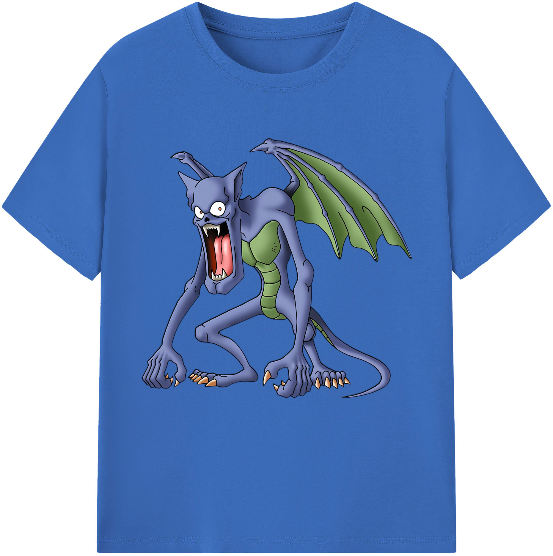 （画像用） ドラゴンクエスト Doragon Kuesuto Dragon Quest 綿100％半袖Tシャツ（フロントプリント）