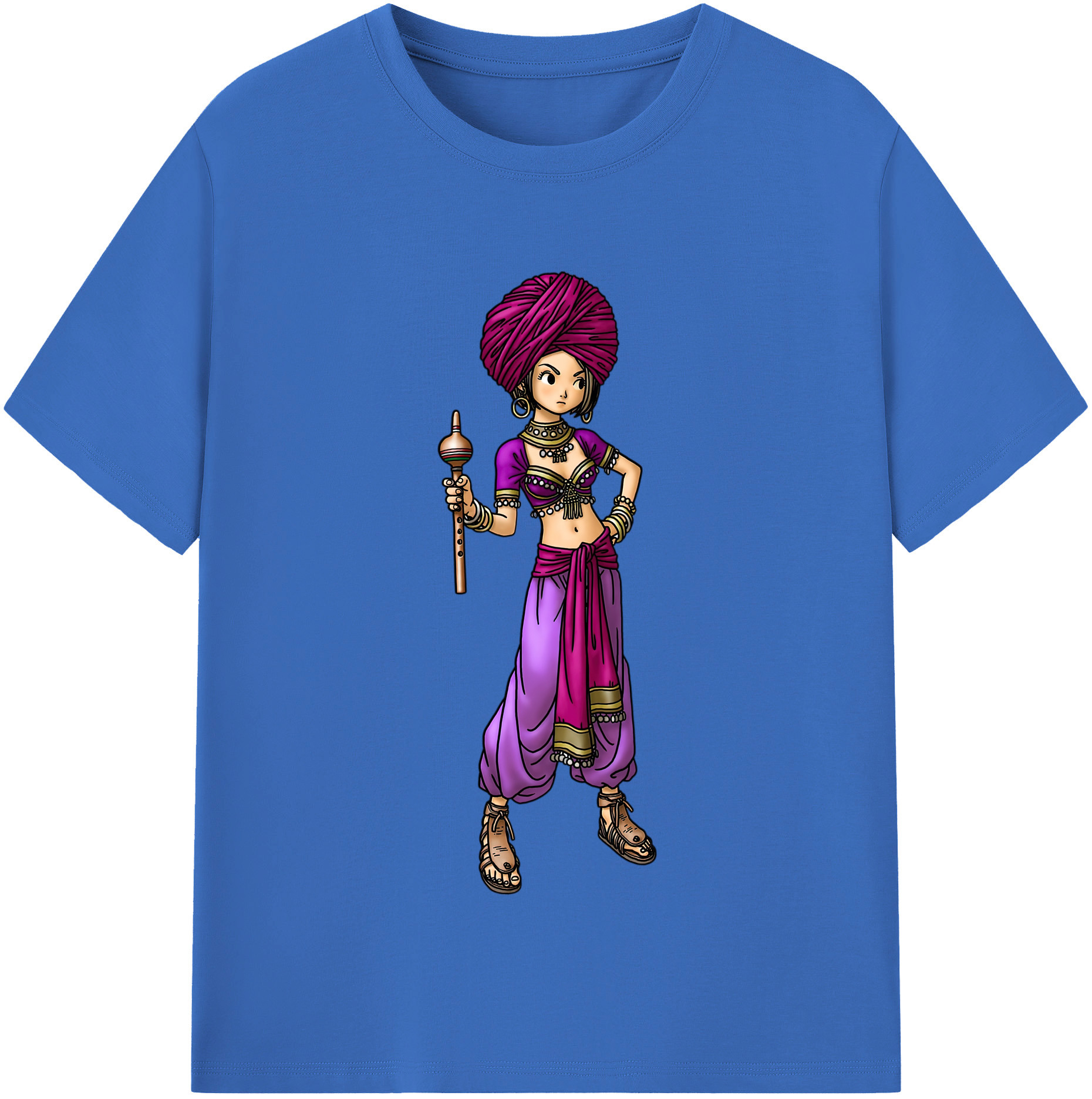 （画像用） ドラゴンクエスト Doragon Kuesuto Dragon Quest 綿100％半袖Tシャツ（フロントプリント）