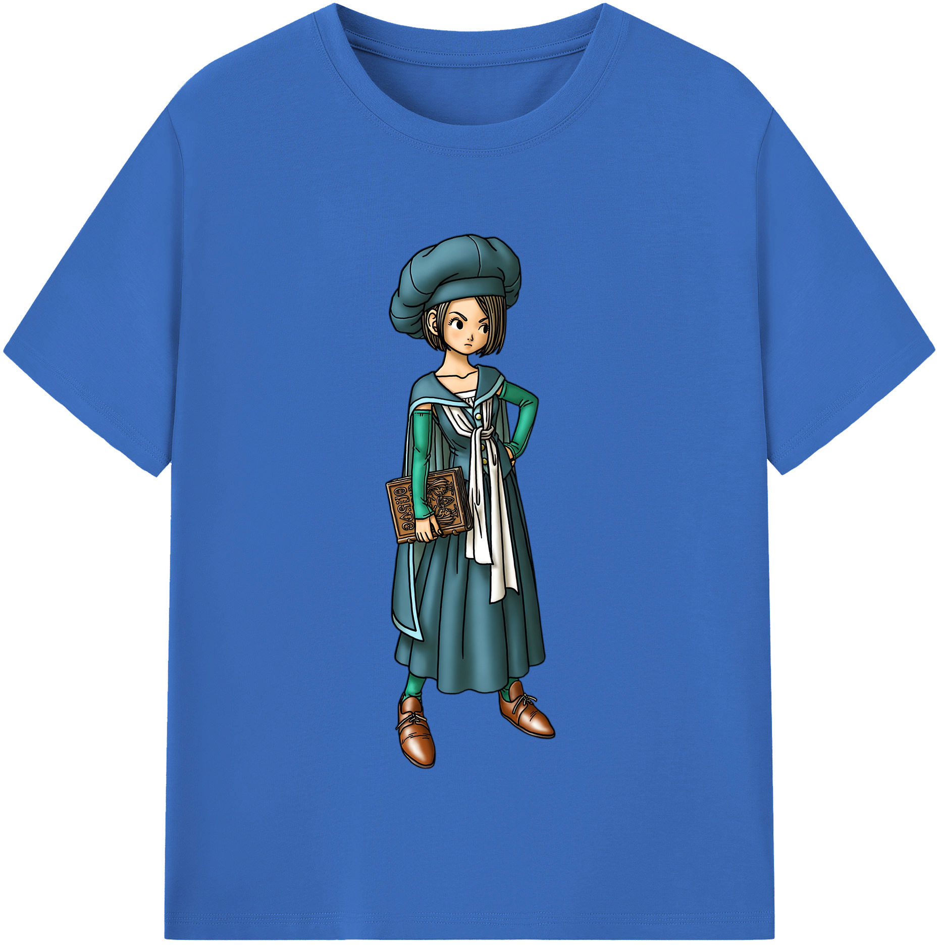 （画像用） ドラゴンクエスト Doragon Kuesuto Dragon Quest 綿100％半袖Tシャツ（フロントプリント）