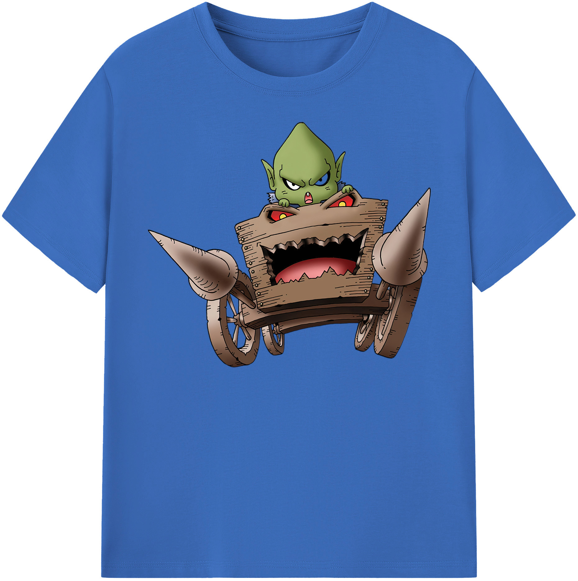 （画像用） ドラゴンクエスト Doragon Kuesuto Dragon Quest 綿100％半袖Tシャツ（フロントプリント）